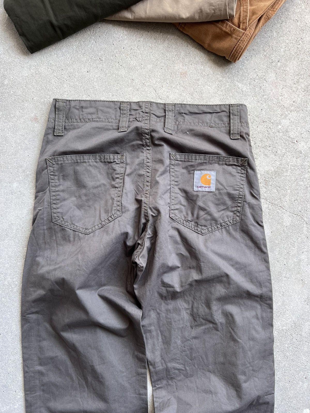 Carhartt × Carhartt Wip × Vintage Vintage Carhartt Wip Pants Khaki Size US 28 / EU 44 - 11 Thumbnail