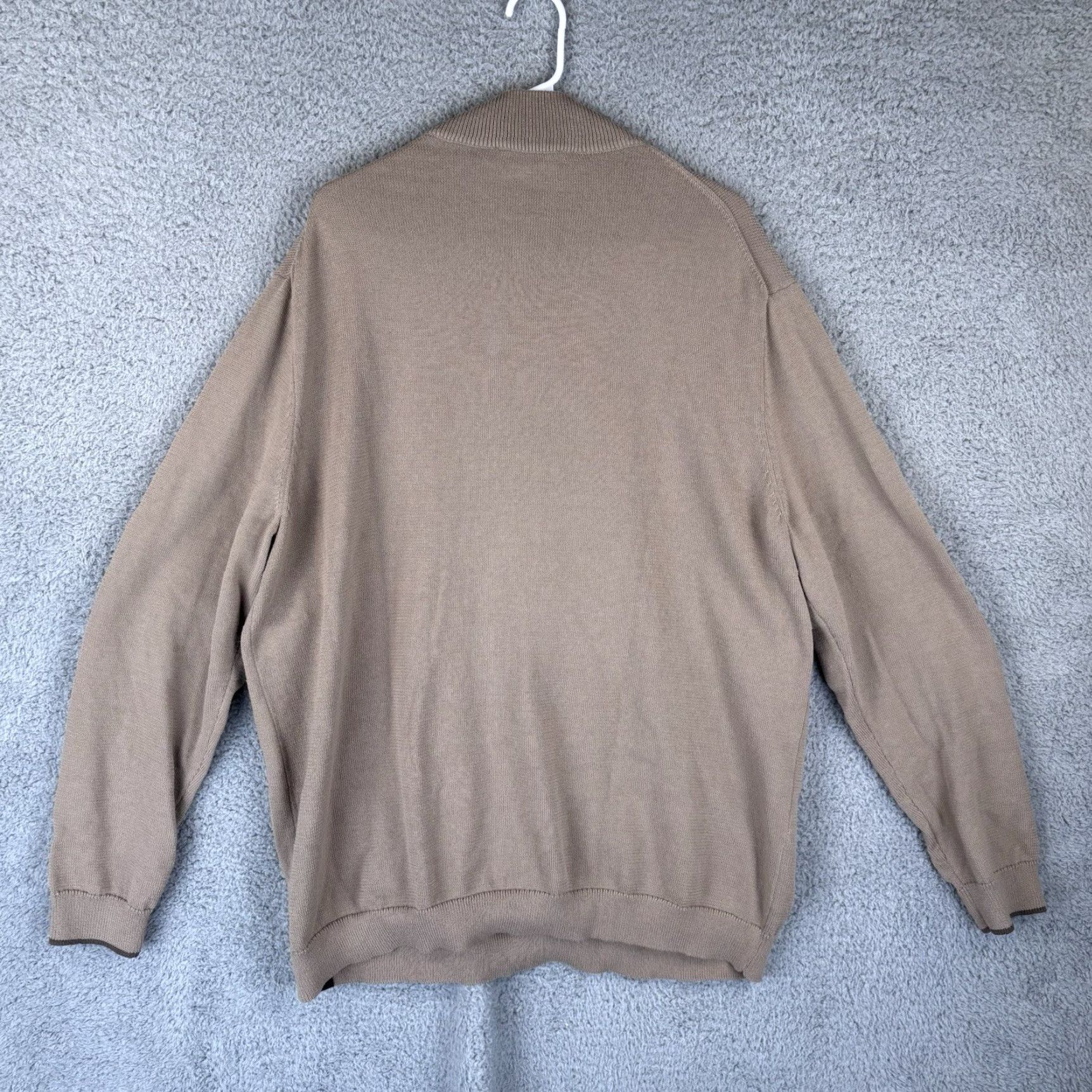 Rhone Rhone Commuter 1/4 Zip Sweater Mens 2XL Tan Beige Knit Casual Pullover Size US XXL / EU 58 / 5 - 5 Thumbnail