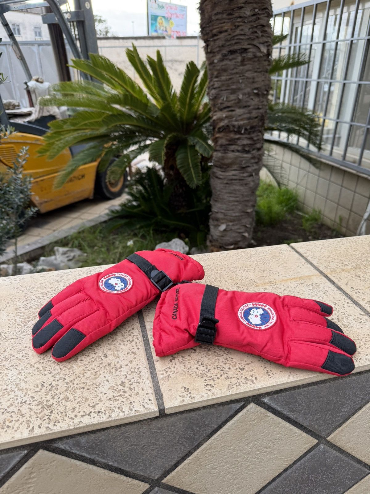 Canada Goose Gloves Red