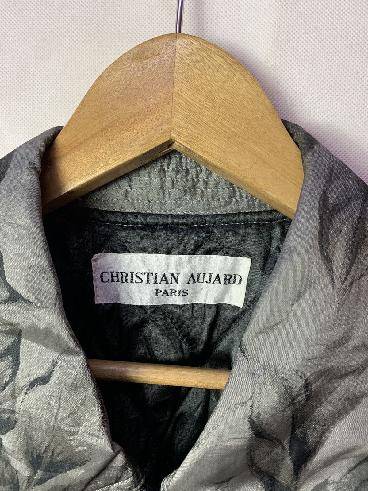 Japanese Brand Rare! Christian Aujard Paris Floral Bomber Flight Jacket Size US M / EU 48-50 / 2 - 5 Thumbnail