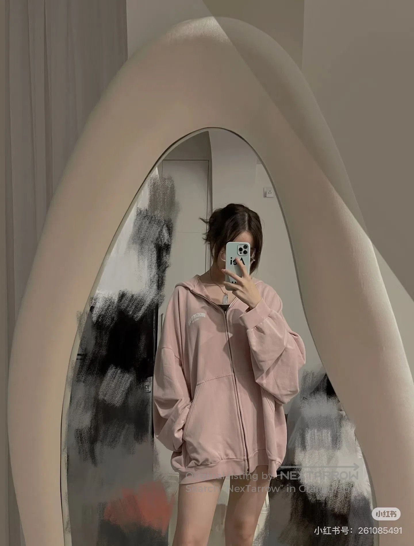 Balenciaga Balenciaga Pink Zipper Hoodie. Size M / US 6-8 / IT 42-44 - 6 Thumbnail