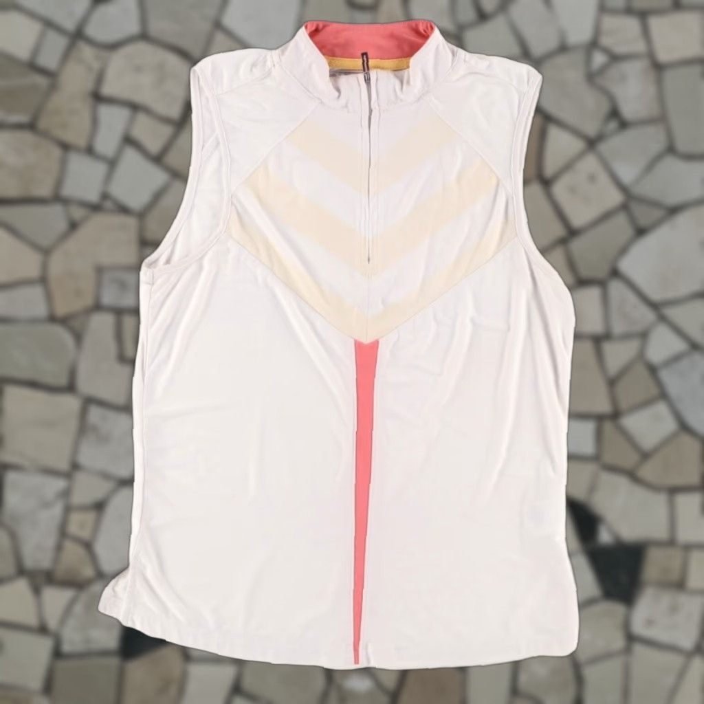 Vintage Jamie Sadock Golf 1/4 Zip Stretch Mock Polo Shirt White Women's S Shirt Polo Women S White Golf 1/4 Zip Stretch Solid Mock Shirt Jamie Sadock Size S / US 4 / IT 40 - 1 Thumbnail