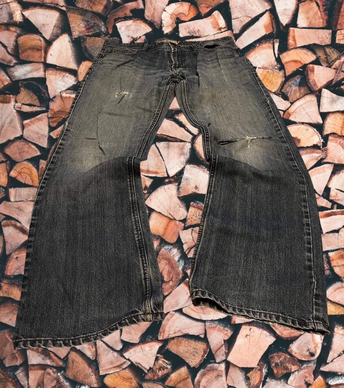 IfSixWasNine japanese Y2K Kapital style flared jeans