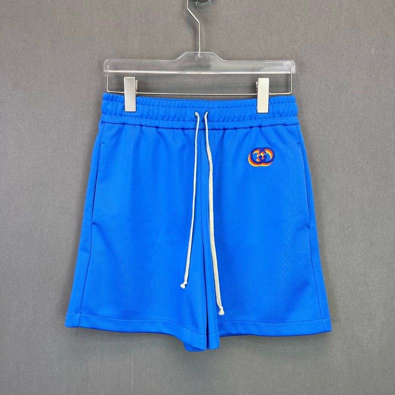 Gucci Gucci Blue Logo Sport Shorts Size US 32 / EU 48 - 1 Thumbnail