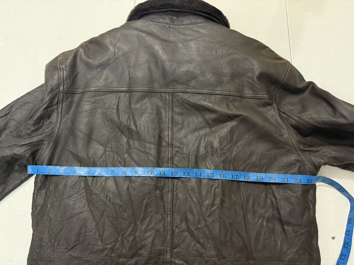 Yves Saint Laurent VTG YSL Leather Jacket Size US L / EU 52-54 / 3 - 17 Thumbnail