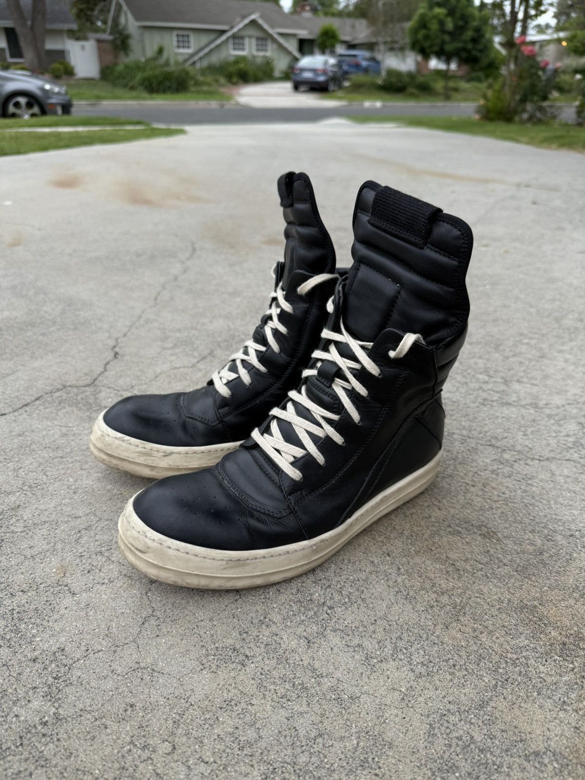 Rick Owens Rick Owens Geobaskets Size US 7 / EU 40 - 1 Thumbnail