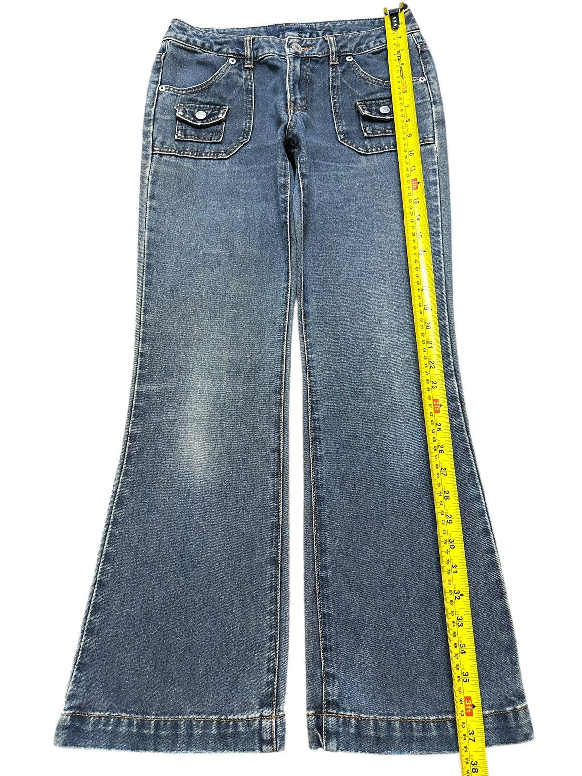 Japanese Brand Vintage Japanese Brand Bush Pants Style Wide Leg Jeans Size US 28 / EU 44 - 11 Thumbnail