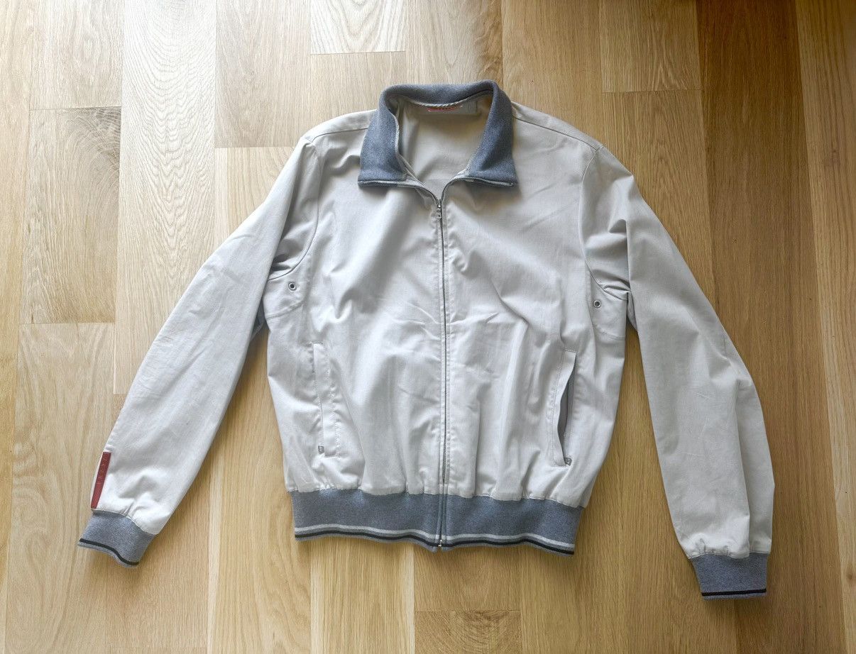 Prada 2000s Vintage Prada Sport Cotton Tracktop Size 54 Size US L / EU 52-54 / 3 - 2 Thumbnail
