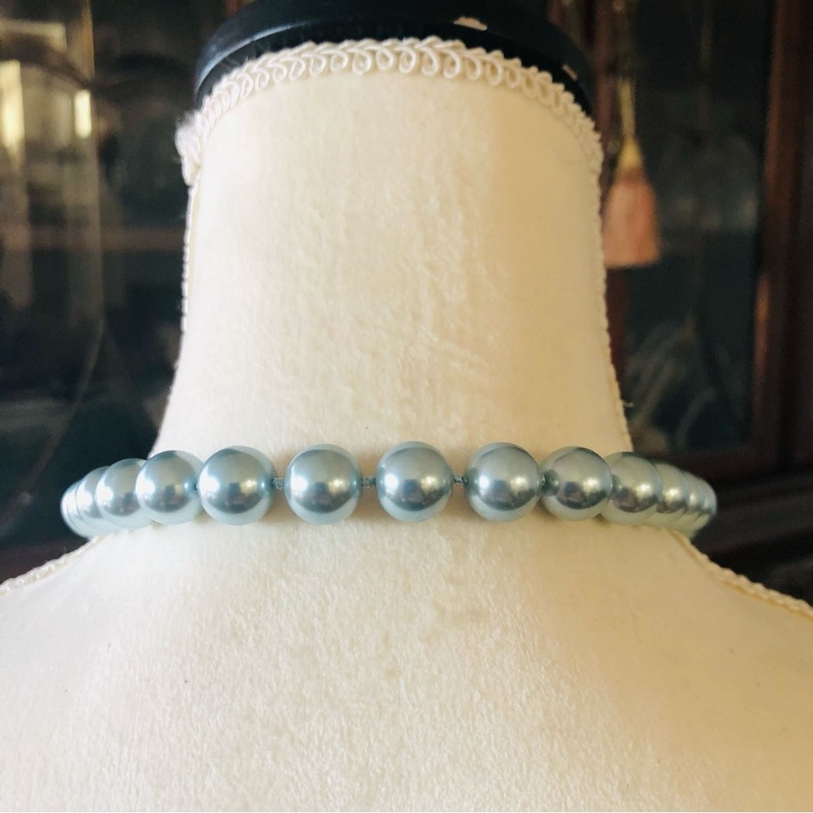 Jewelry Heidi Daus Tantalizing cool mint glass Pearl necklace Size ONE SIZE - 7 Thumbnail
