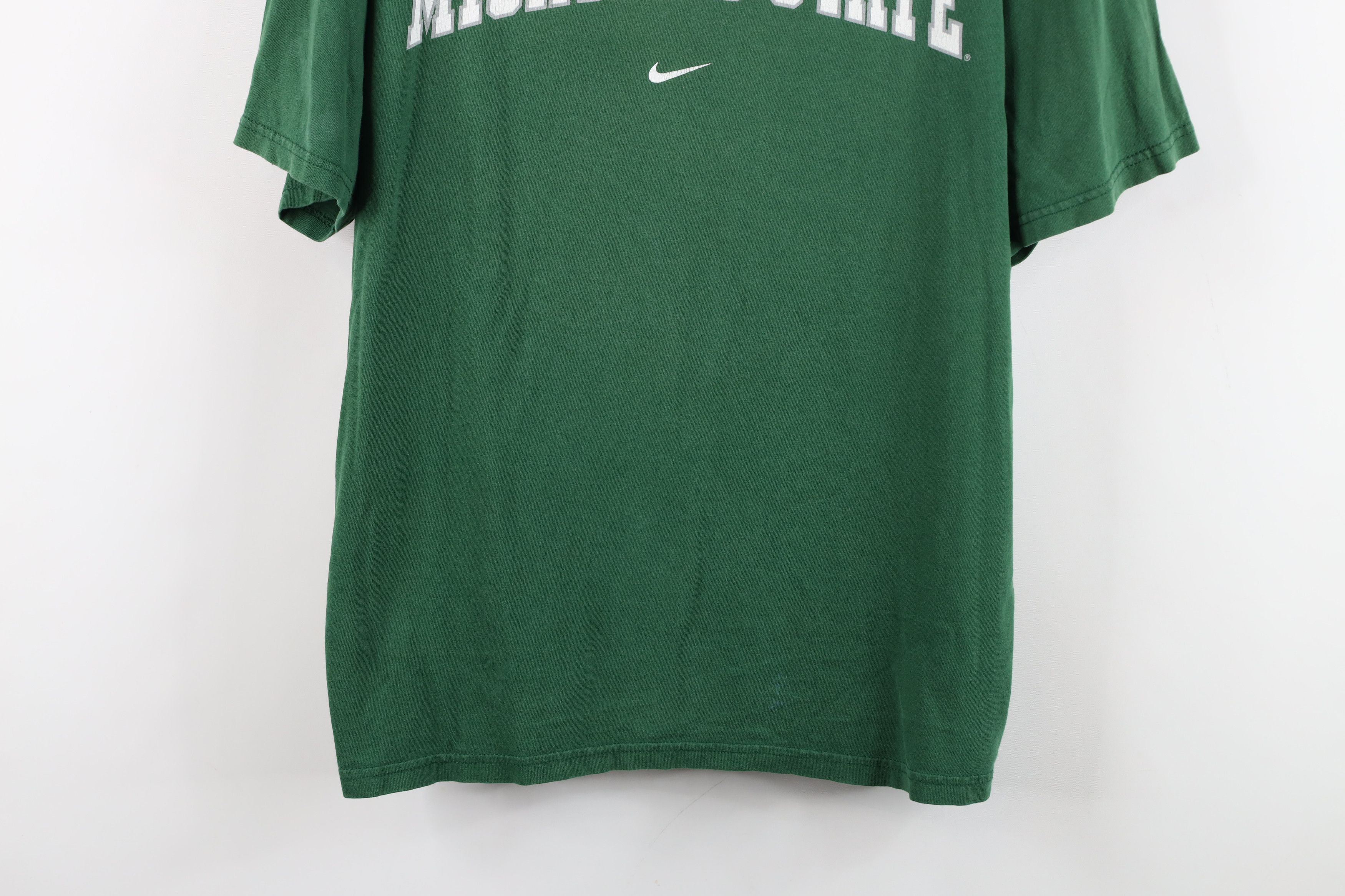 Nike Vintage Nike Center Swoosh Michigan State University T-Shirt Size US L / EU 52-54 / 3 - 3 Thumbnail