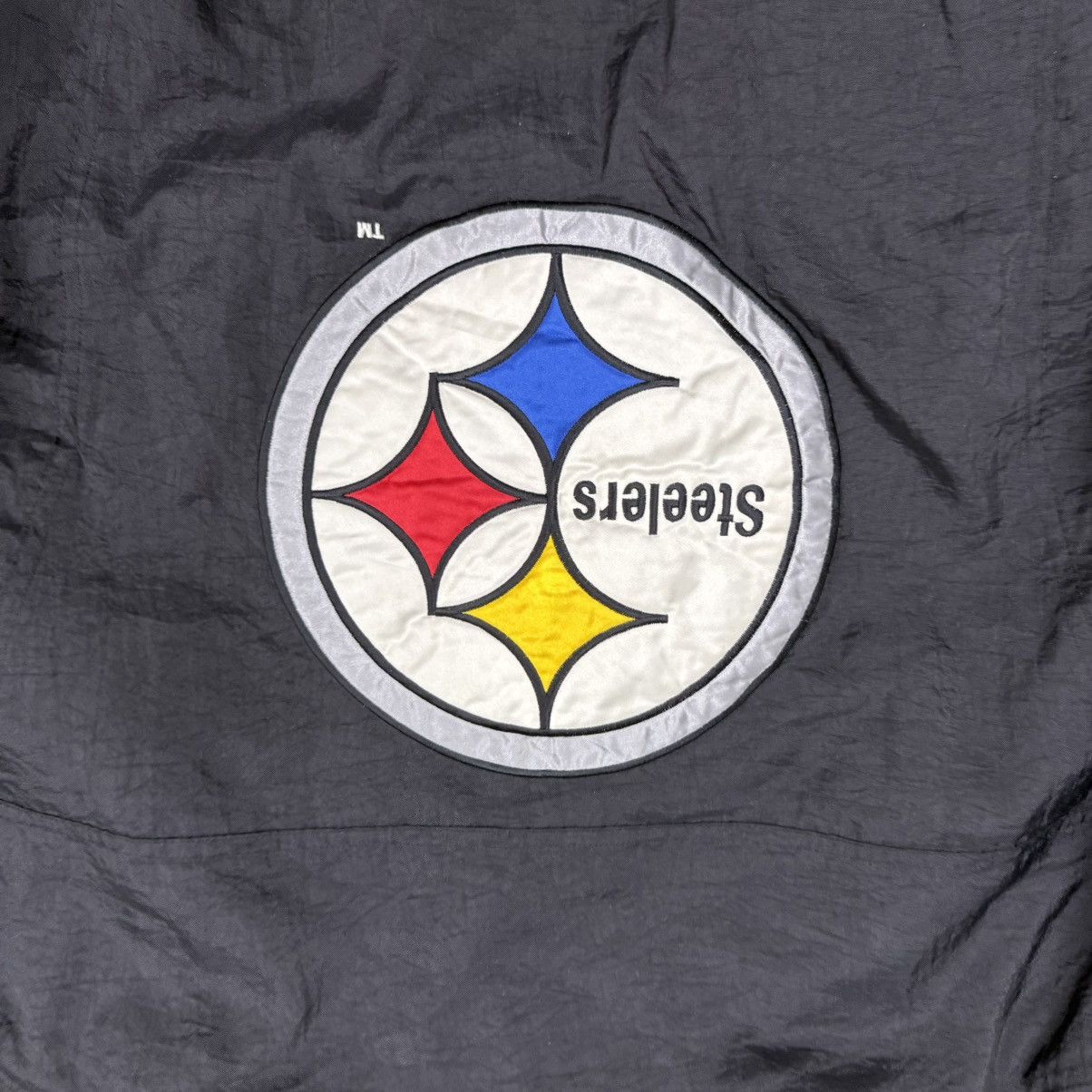 NFL VTG 90s Starter NFL Pittsburgh Steelers Logo Pullover Jacket Size US L / EU 52-54 / 3 - 12 Thumbnail
