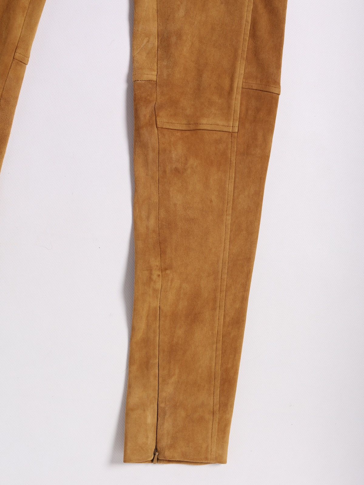 Polo Ralph Lauren Ralph Lauren Suede Brown Soft Leather Pants Size 26" / US 2 / IT 38 - 3 Thumbnail