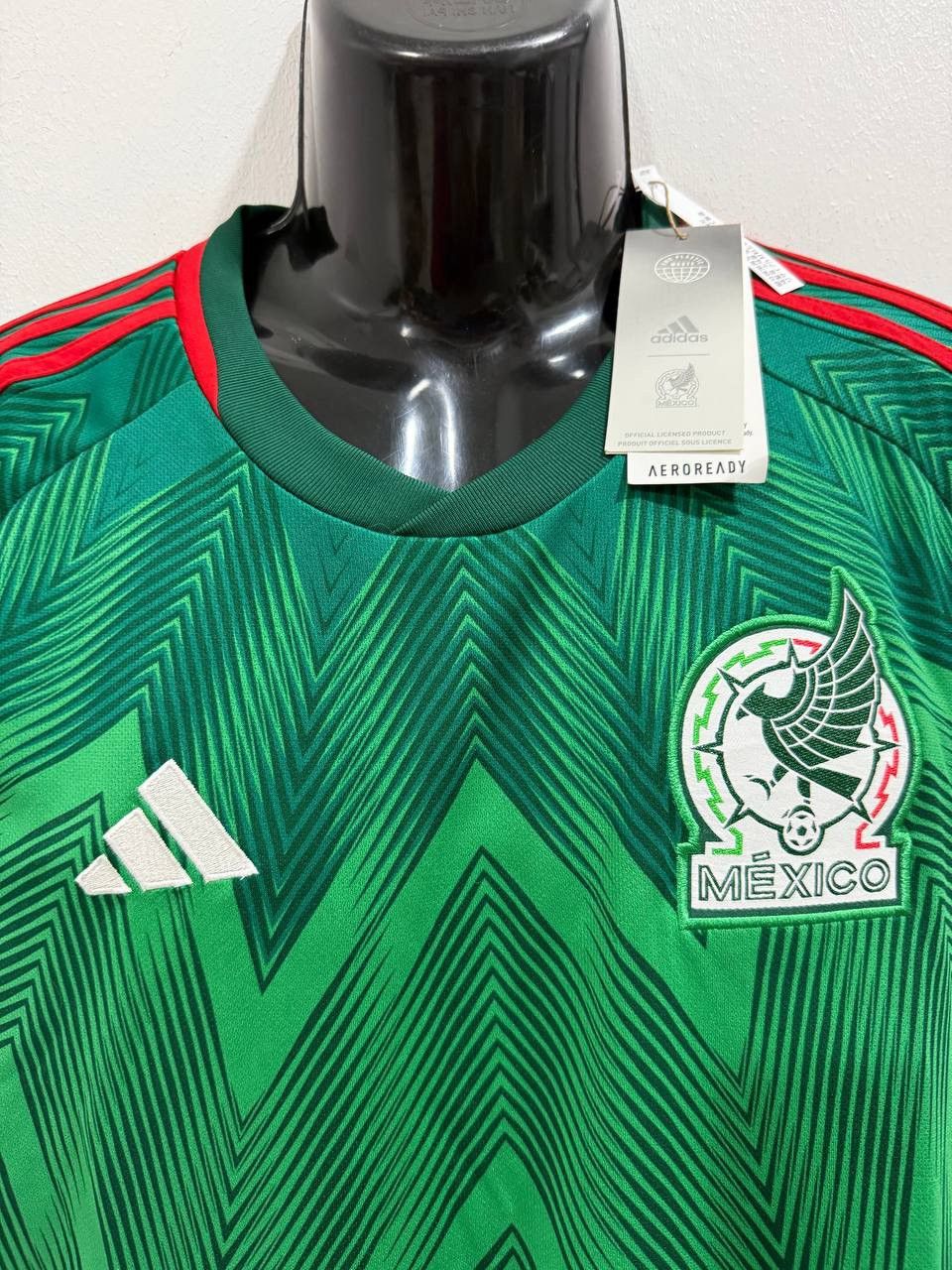 Adidas Mexico National Team Home Jersey 2022/23 – Size L ( Size US L / EU 52-54 / 3 - 7 Thumbnail