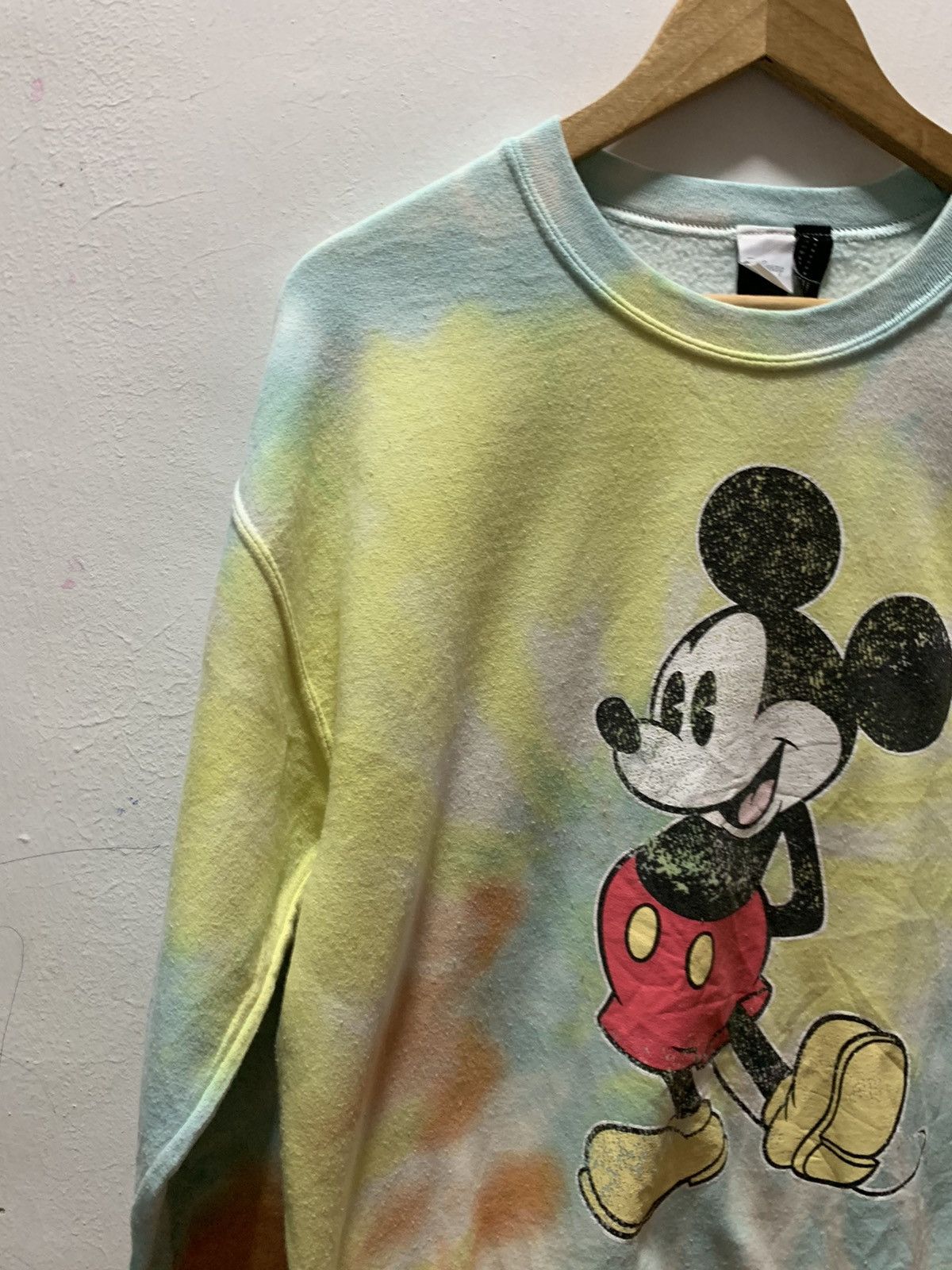 Mickey Mouse Vintage Y2K DisneyTie Dye Mickey Mouse Sweatshirt Size US M / EU 48-50 / 2 - 6 Thumbnail