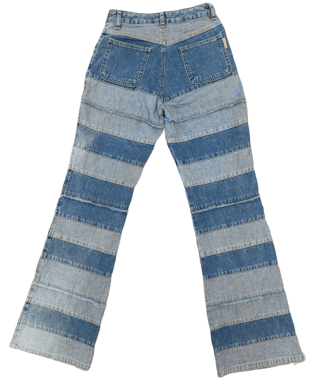 Japanese Brand Japanese Seawind Reconstructed Flare Denim Size 25" / US 0 / IT 36 - 4 Thumbnail