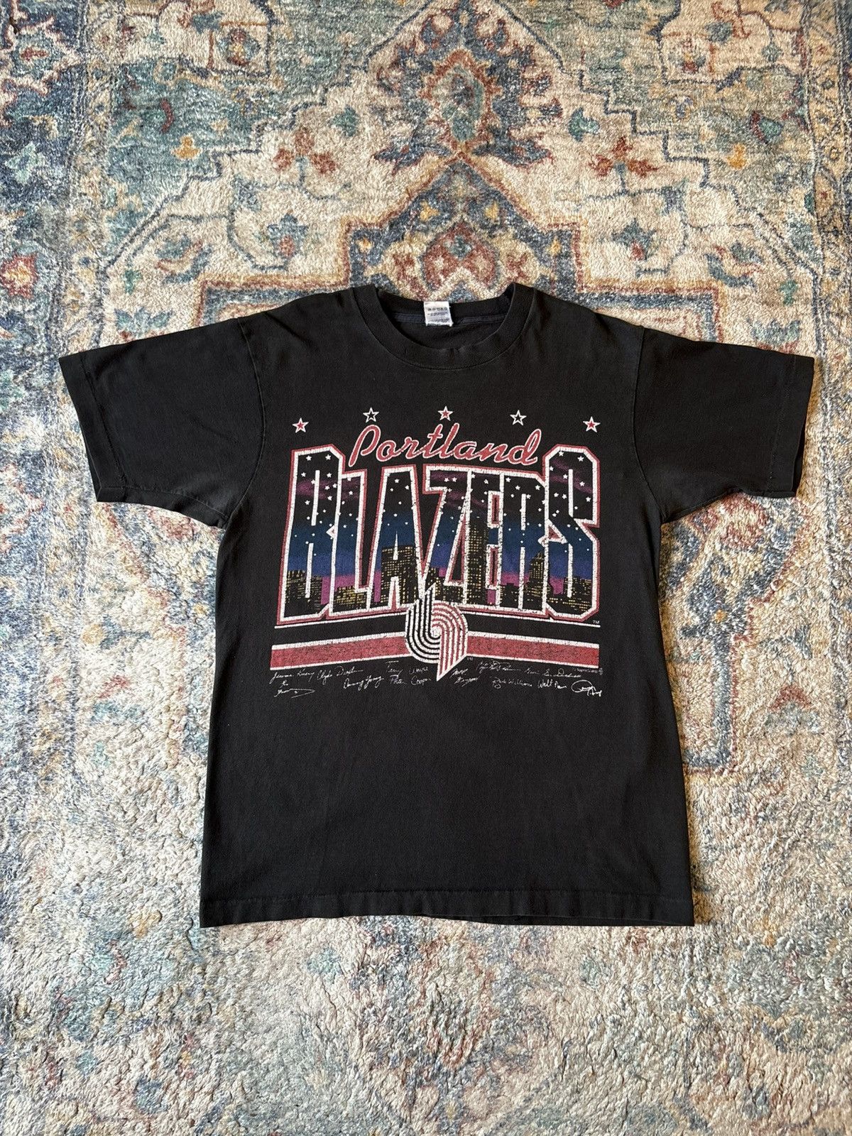 NBA Vintage Portland TrailBlazers Skyline T-shirt Large Size US L / EU 52-54 / 3 - 1 Thumbnail