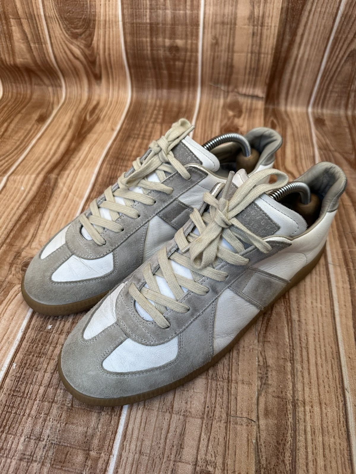 Maison Margiela Maison Margiela Replica GAT Gray/White Low Top Sneakers Size US 7.5 / EU 40-41 - 7 Thumbnail