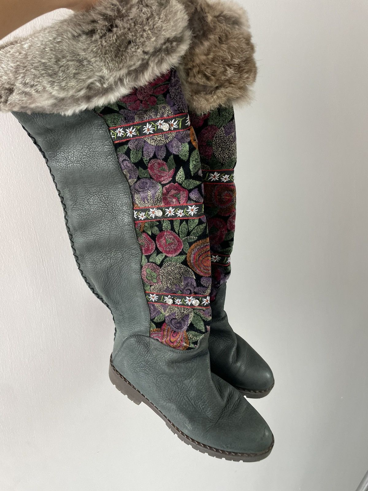 Vintage Vintage leather boots Size US 9 / IT 39 - 15 Thumbnail