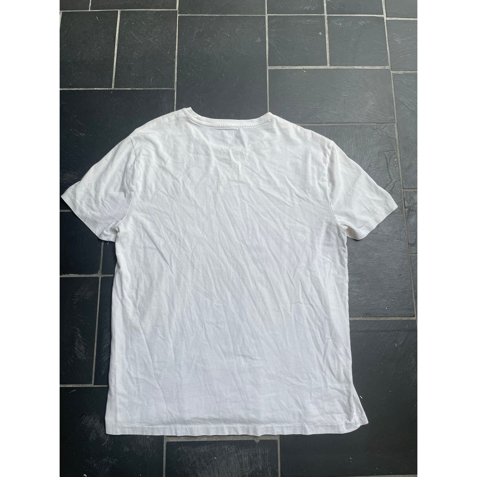 Polo Ralph Lauren Polo Ralph Lauren Blue Horse White Tshirt Size US L / EU 52-54 / 3 - 3 Thumbnail