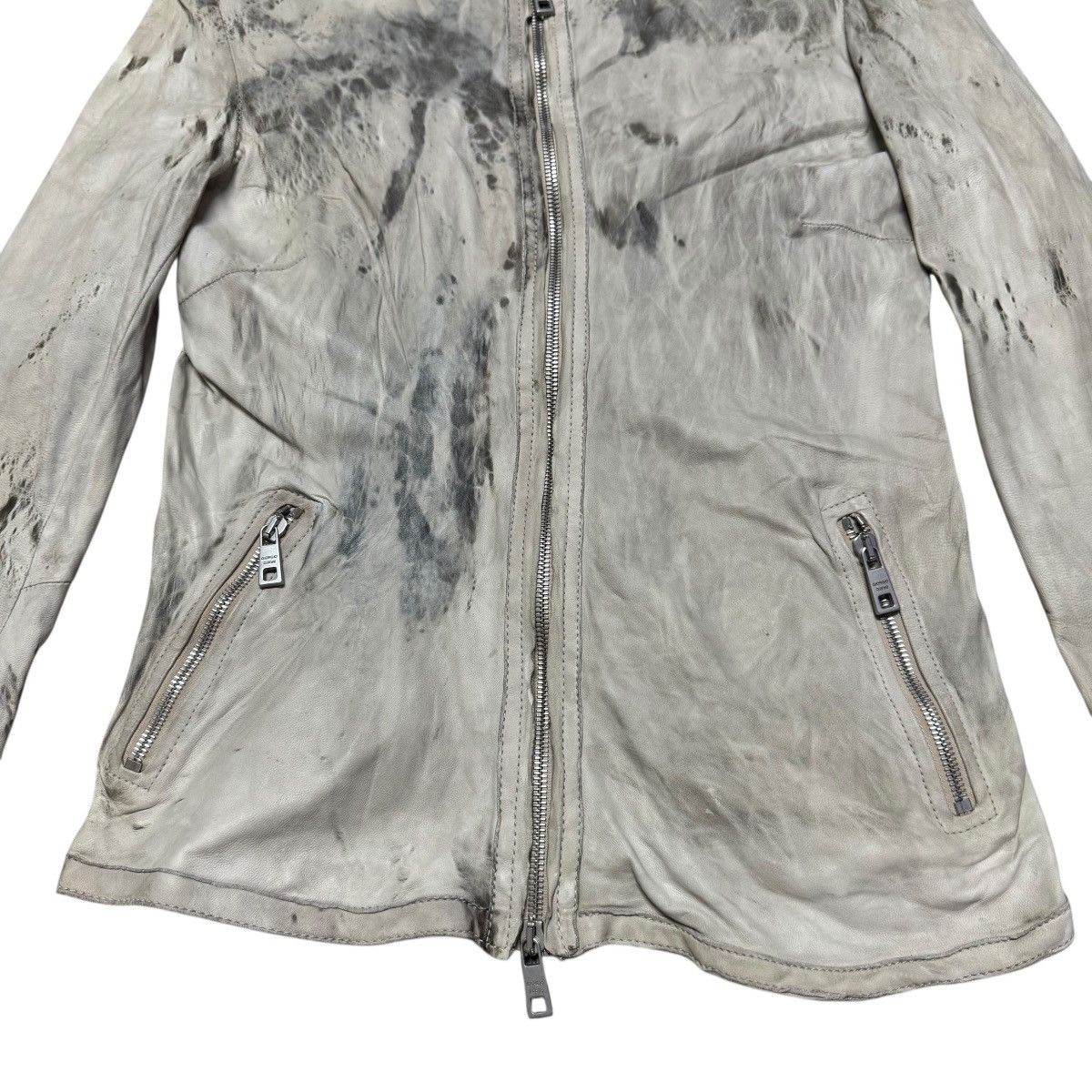 Giorgio Brato Giorgio Brato Brush Leather Jacket Size M / US 6-8 / IT 42-44 - 8 Thumbnail