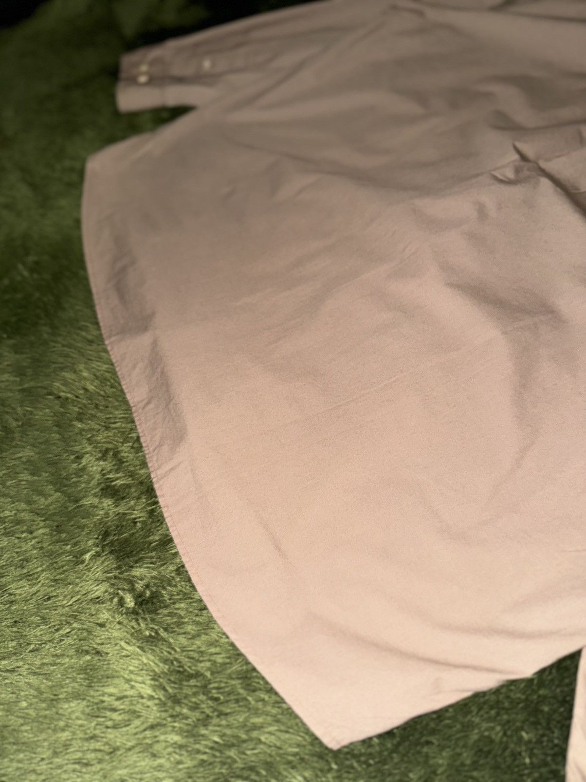 Japanese Brand [L] SHIRTER Stitch Detail Loose-Fit Shirt – Beige Size US L / EU 52-54 / 3 - 11 Thumbnail