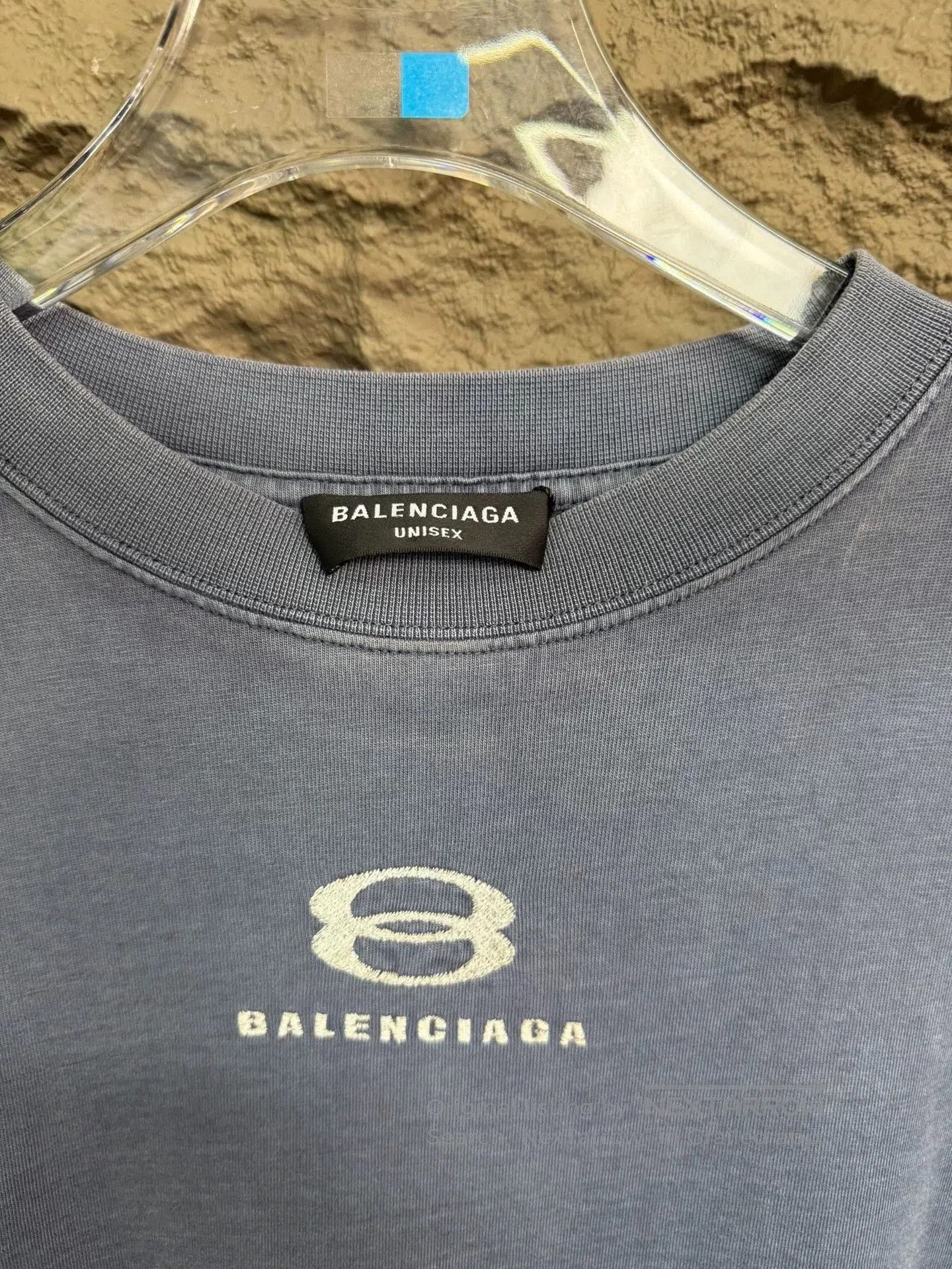 Balenciaga Balenciaga Distressed Light Blue T-Shirt. Size US M / EU 48-50 / 2 - 3 Thumbnail