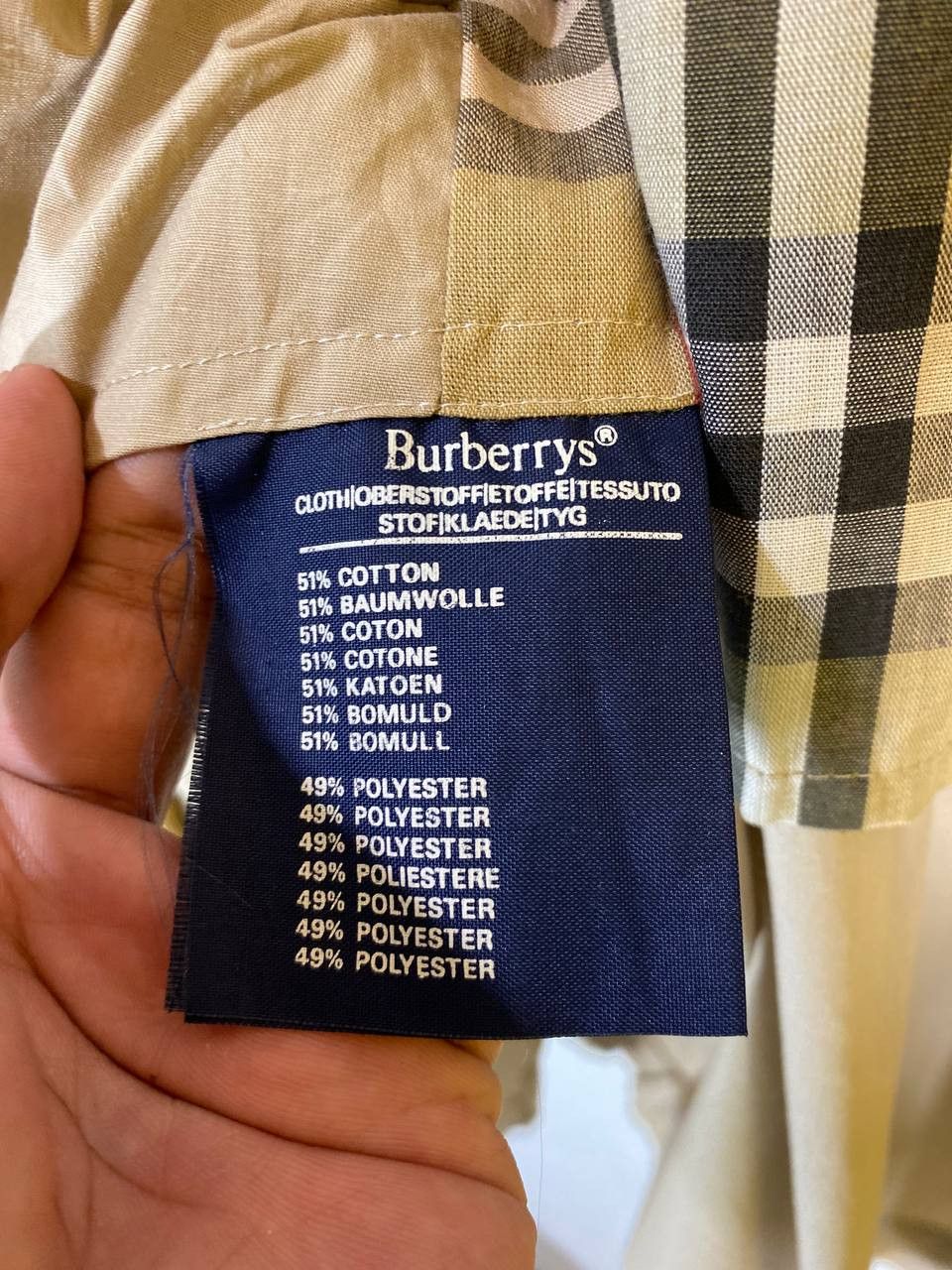 Burberry Burberrys light jacket nova checkered lining nice design Size US L / EU 52-54 / 3 - 7 Thumbnail