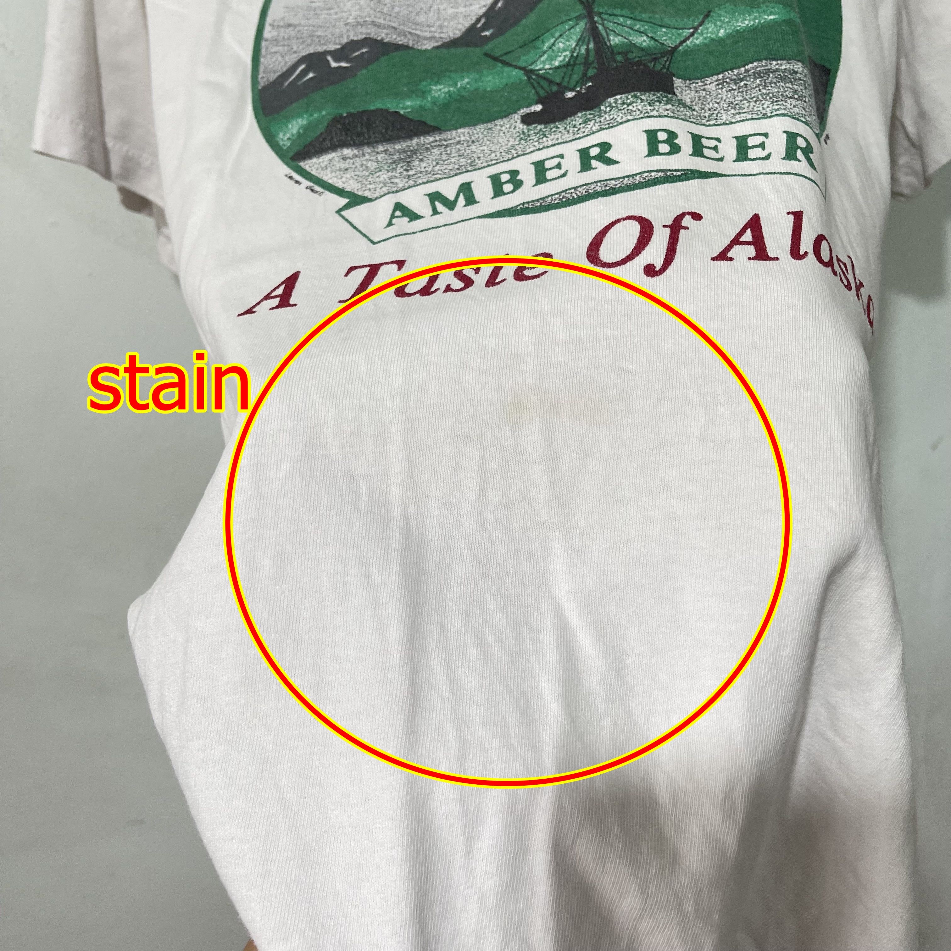 Vintage Vintage 1989 Alaska Beer T-Shirt Size US M / EU 48-50 / 2 - 6 Thumbnail