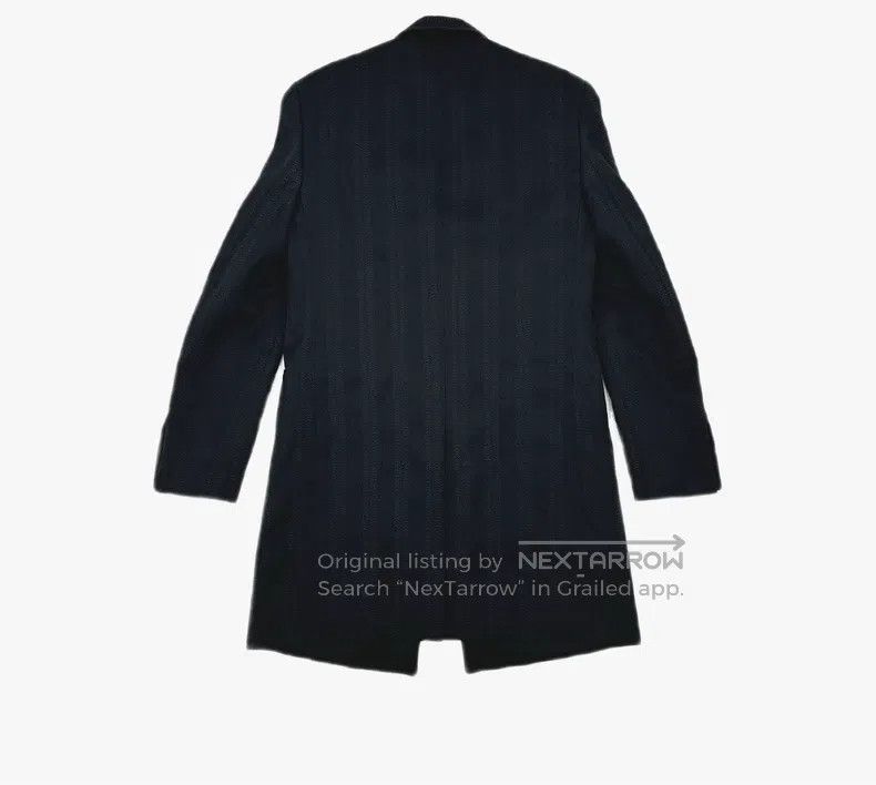 Saint Laurent Paris Saint Laurent Paris Black Striped Wool Suit Size US M / EU 48-50 / 2 - 3 Thumbnail