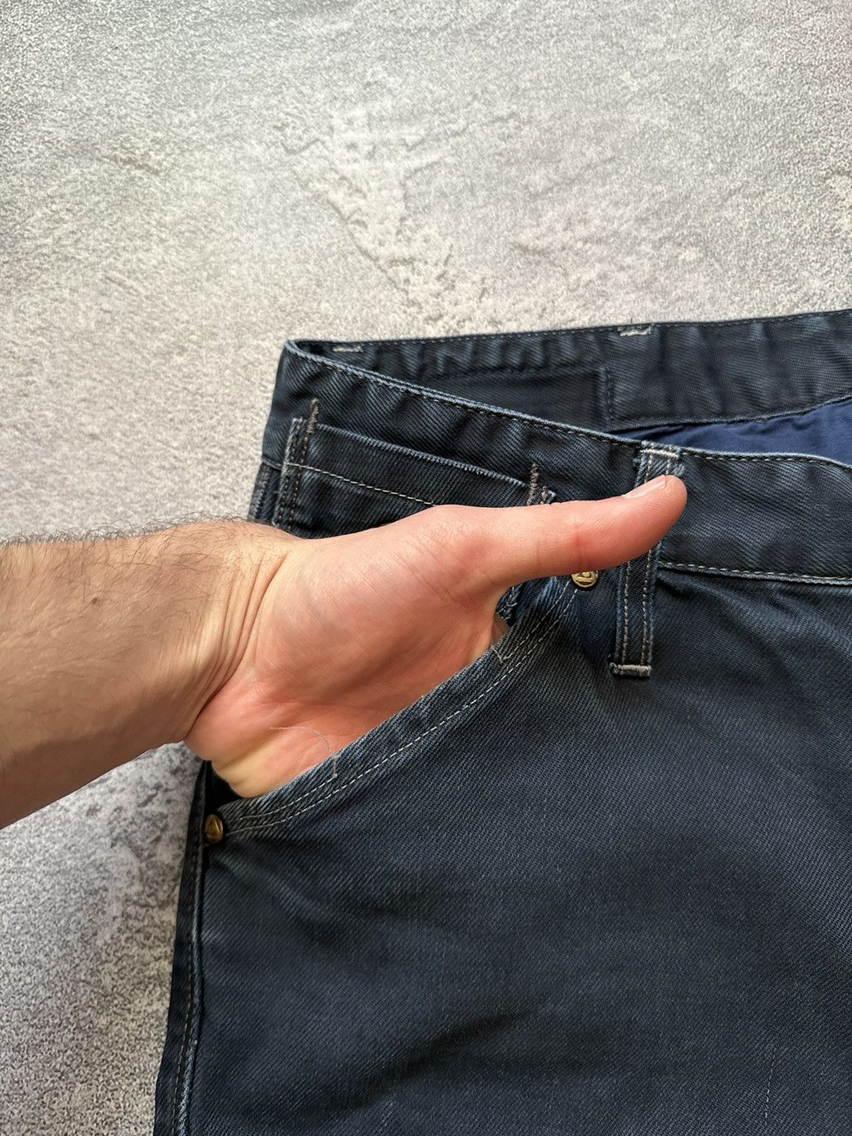 G-Star × Vintage G star raw 34/32 motor 5620 tapered embro denim pant trouser Size US 34 / EU 50 - 13 Thumbnail