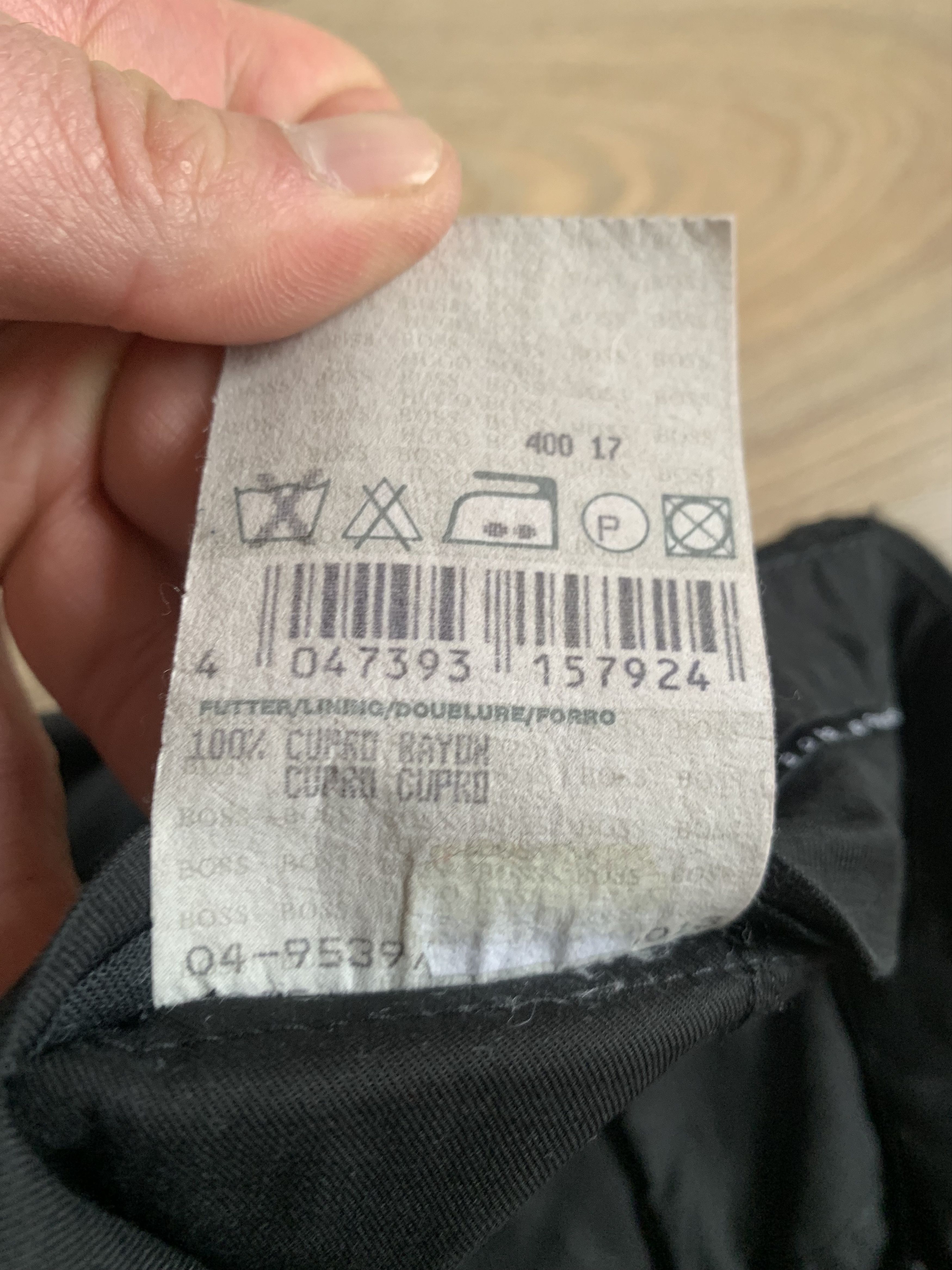 Hugo Boss Hugo Boss Black Vintage Wool Formal Trousers Size 48R - 11 Thumbnail