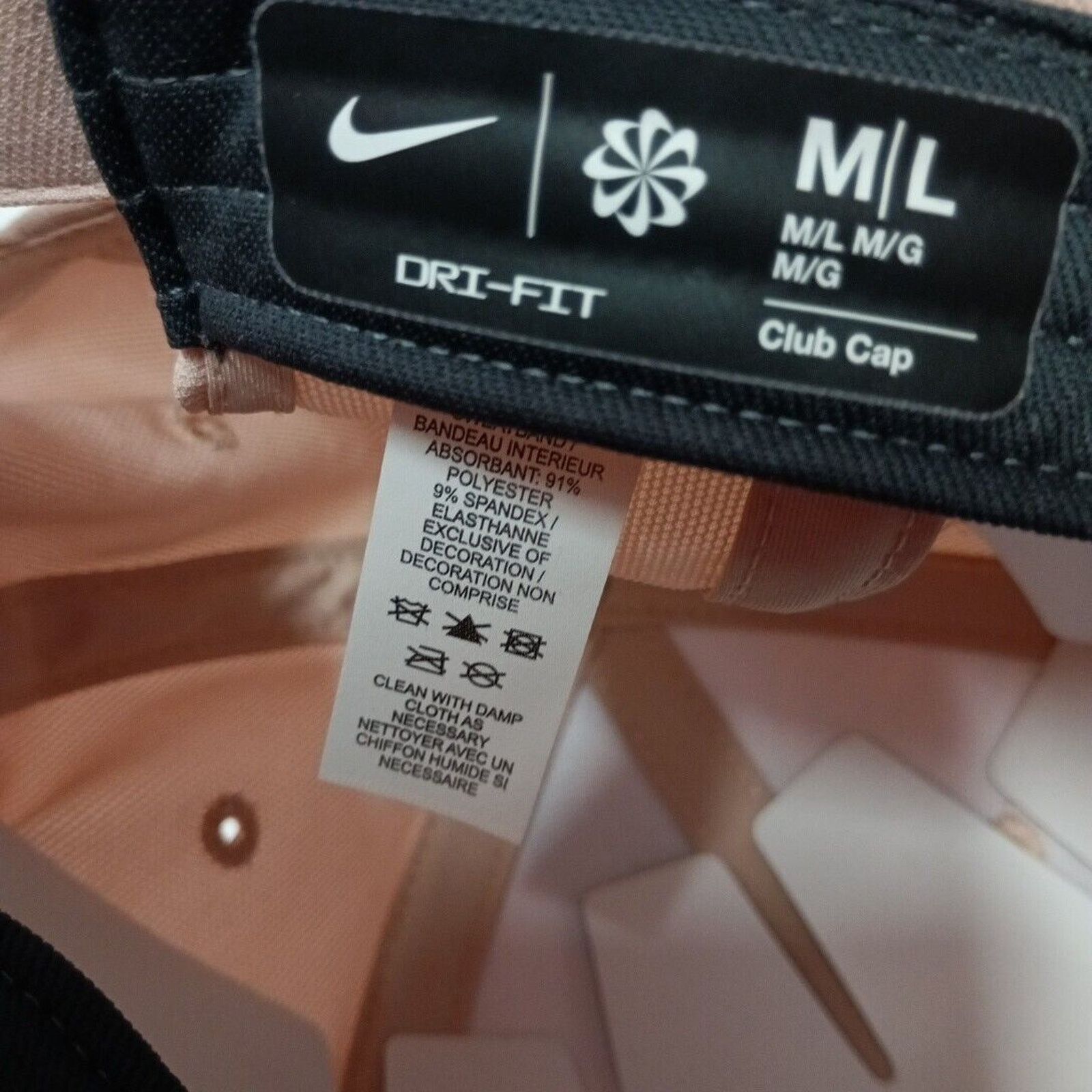 Nike Nike Dri-FIT Club Structured Golf Hat M/L Pink Oxford White Size ONE SIZE - 5 Thumbnail