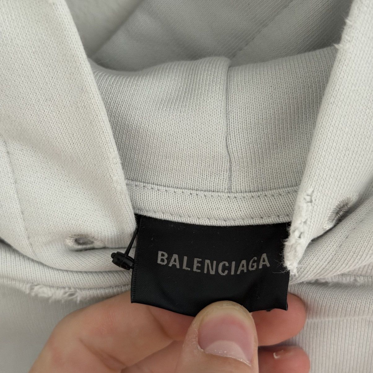Balenciaga Balenciaga World Food Program Distressed Hoodie Size US S / EU 44-46 / 1 - 6 Thumbnail