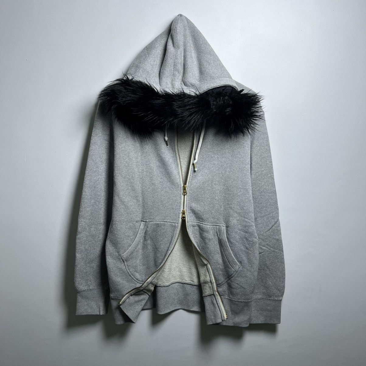 Hysteric Glamour Faux Fur Hoodie Original Wash Japan Ifsixwasnine LGB Style Size US XL / EU 56 / 4 - 1 Thumbnail