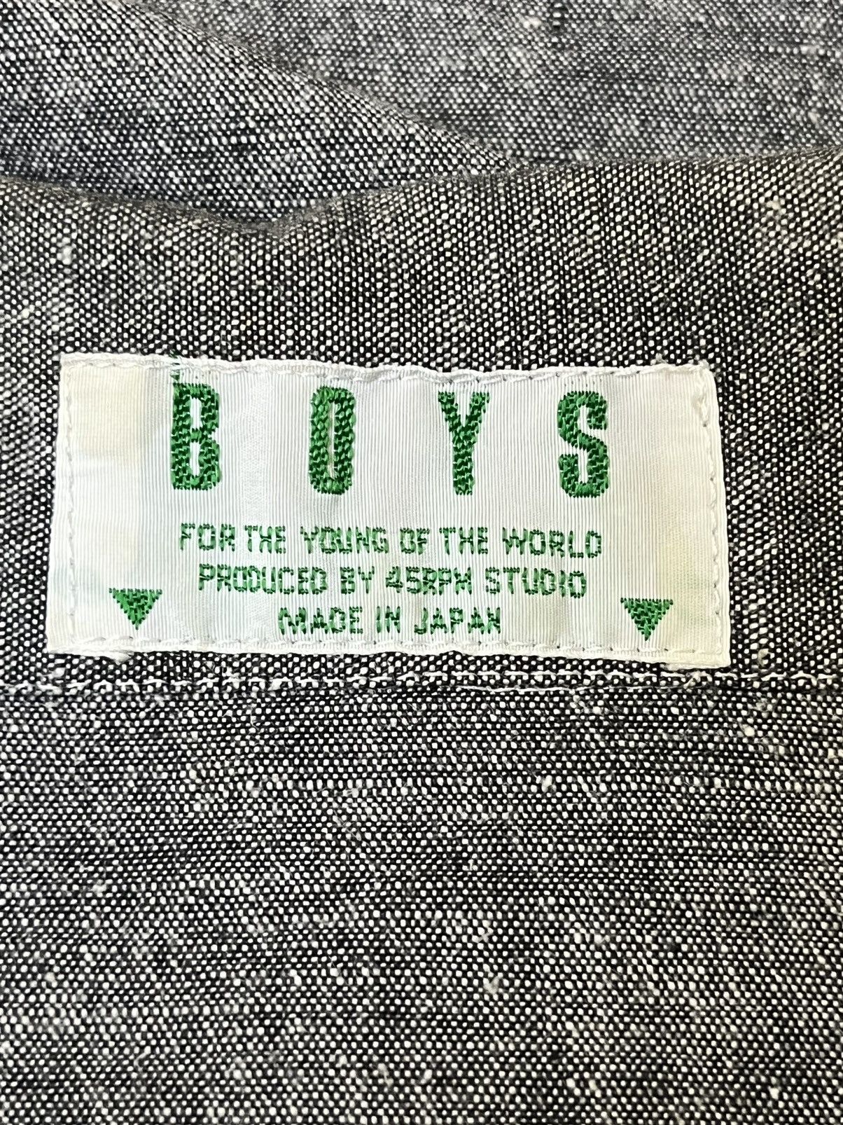 45rpm Vintage “BOYS by 45 RPM STUDIO”half zipper shirt Size US L / EU 52-54 / 3 - 13 Thumbnail