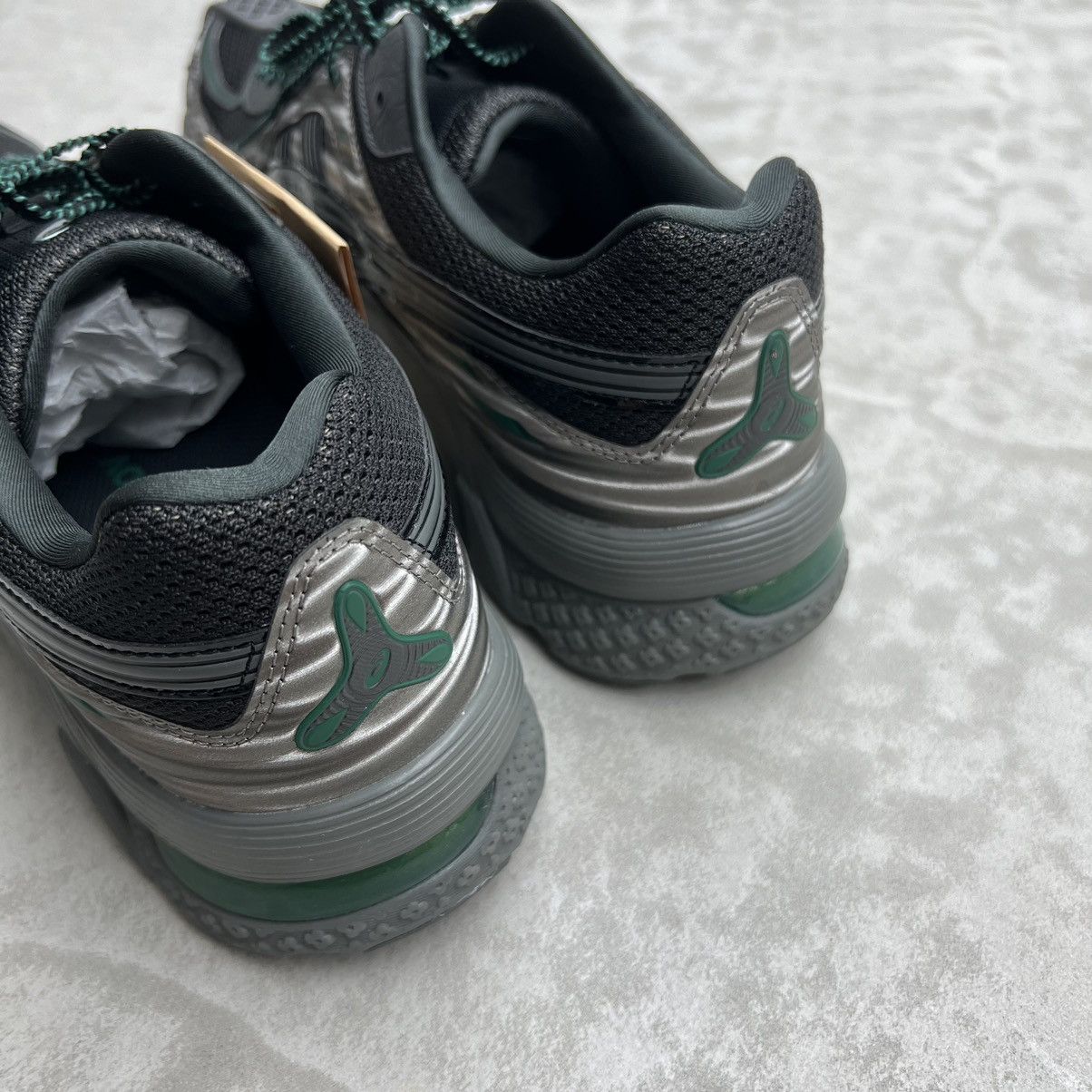 Asics × Kiko Kostadinov Kiko Kostadinov X ASICS Gel-Flammae (Green) Size US 12 / EU 45 - 7 Thumbnail