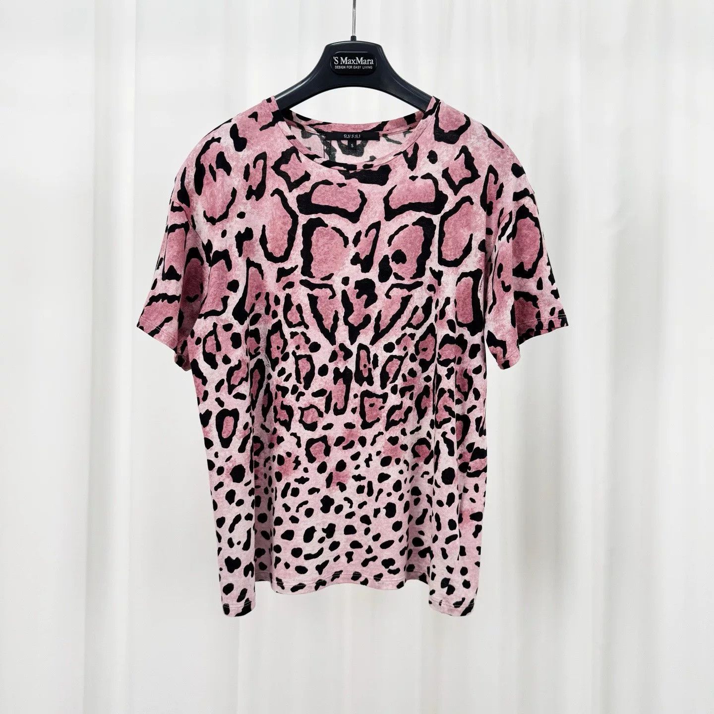 Gucci gucci leopard print short sleeve t-shirt Size S / US 4 / IT 40 - 1 Thumbnail