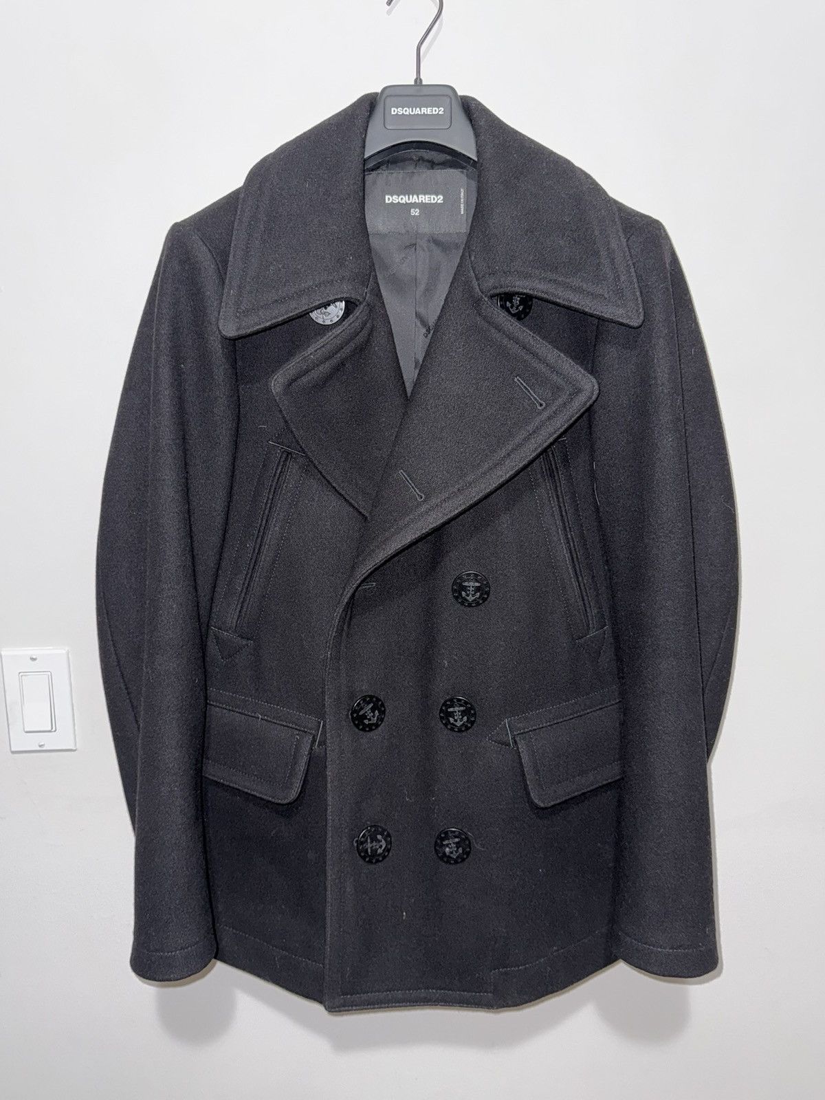 Dsquared2 Gorgeous classic double breasted peacoat by Dsquared Size US L / EU 52-54 / 3 - 1 Thumbnail