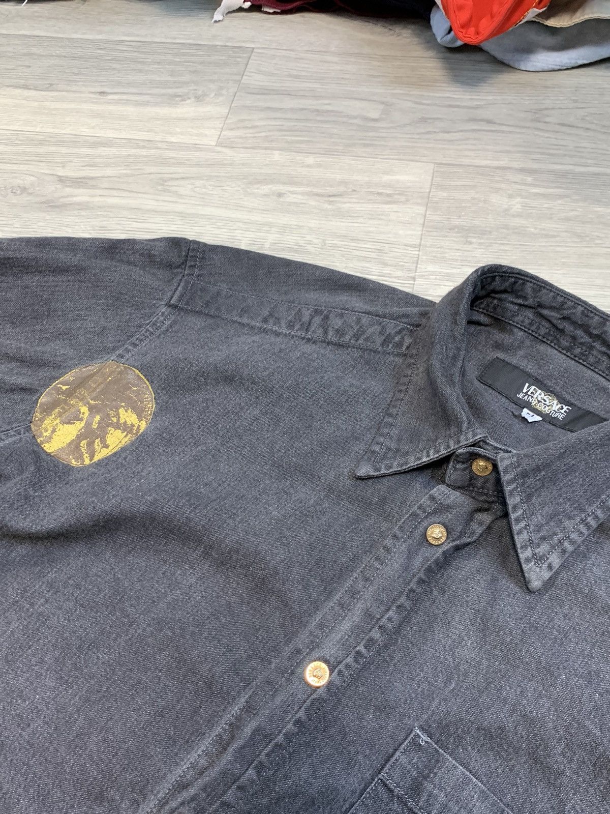 Versace Jeans Couture × Vintage Versace jeans couture vintage denim shirt Size US M / EU 48-50 / 2 - 6 Thumbnail
