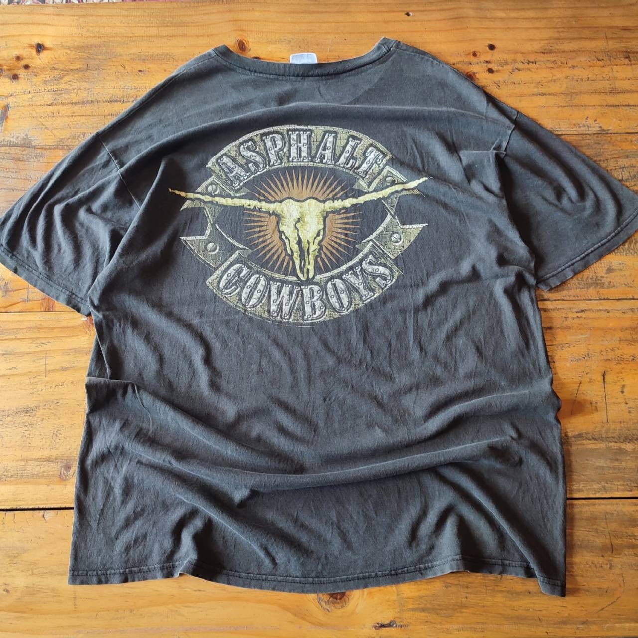 Harley Davidson × Vintage Brook And Dunn : Asphalt Cowboy Tour T-Shirt Size US XL / EU 56 / 4 - 4 Thumbnail