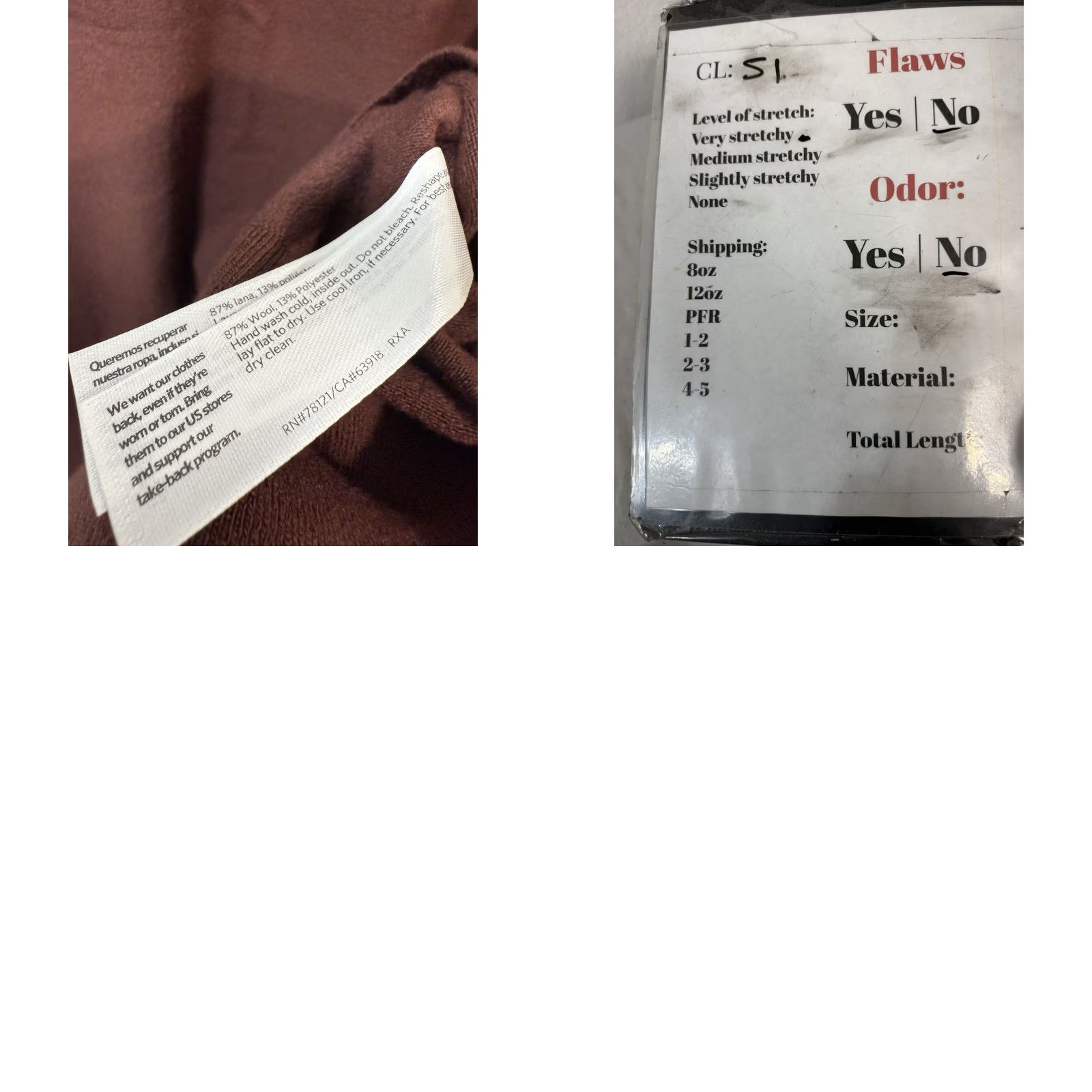 Eileen Fisher EILEEN FISHER Top Tunic Long Sleeve Brown XS XXS Womens Pullover Stretch Mock Neck Shirt Size XXS / US 00 / IT 34 - 8 Thumbnail