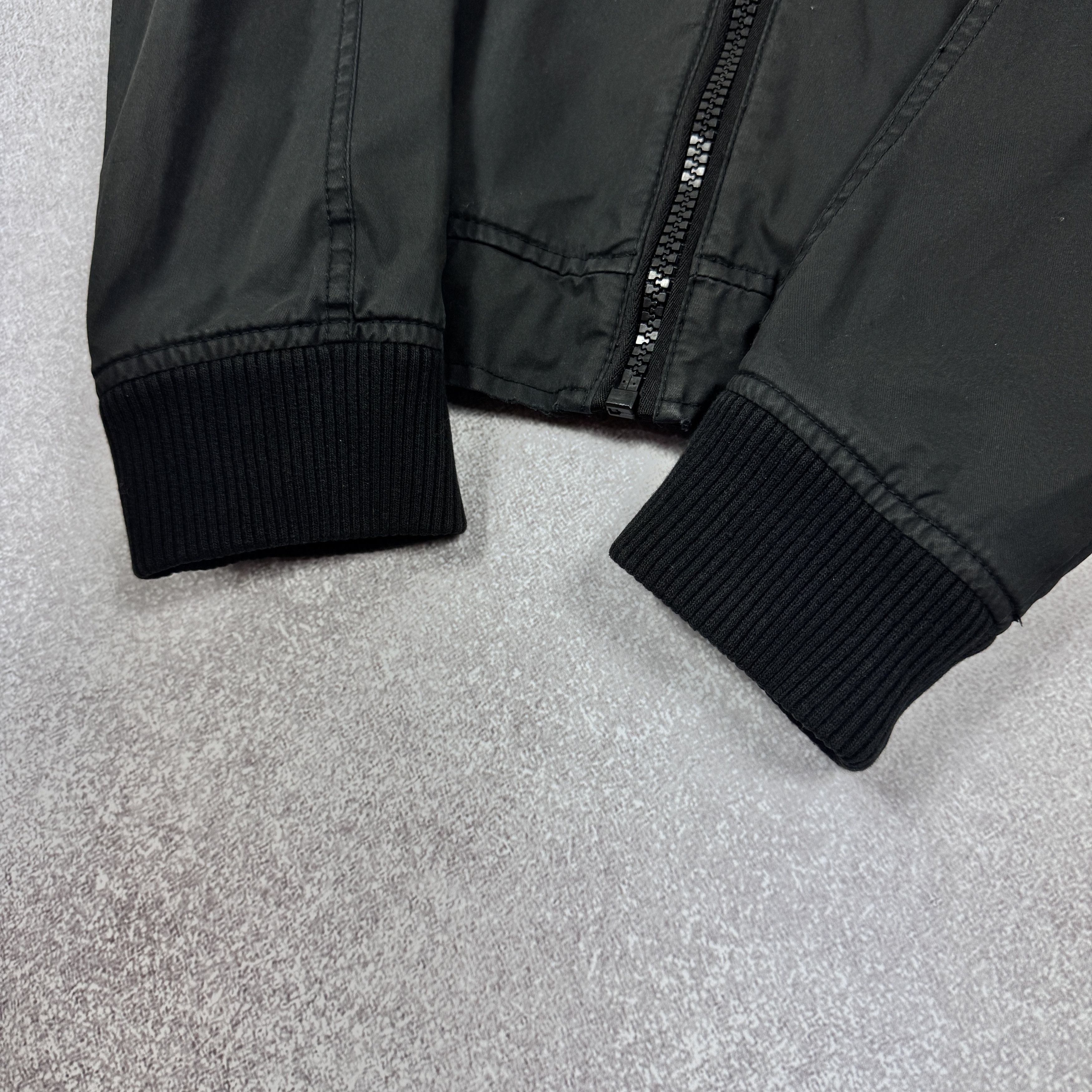Diesel Men`s DIESEL Black Cotton Bomber Jacket Size S-M Size US S / EU 44-46 / 1 - 9 Thumbnail