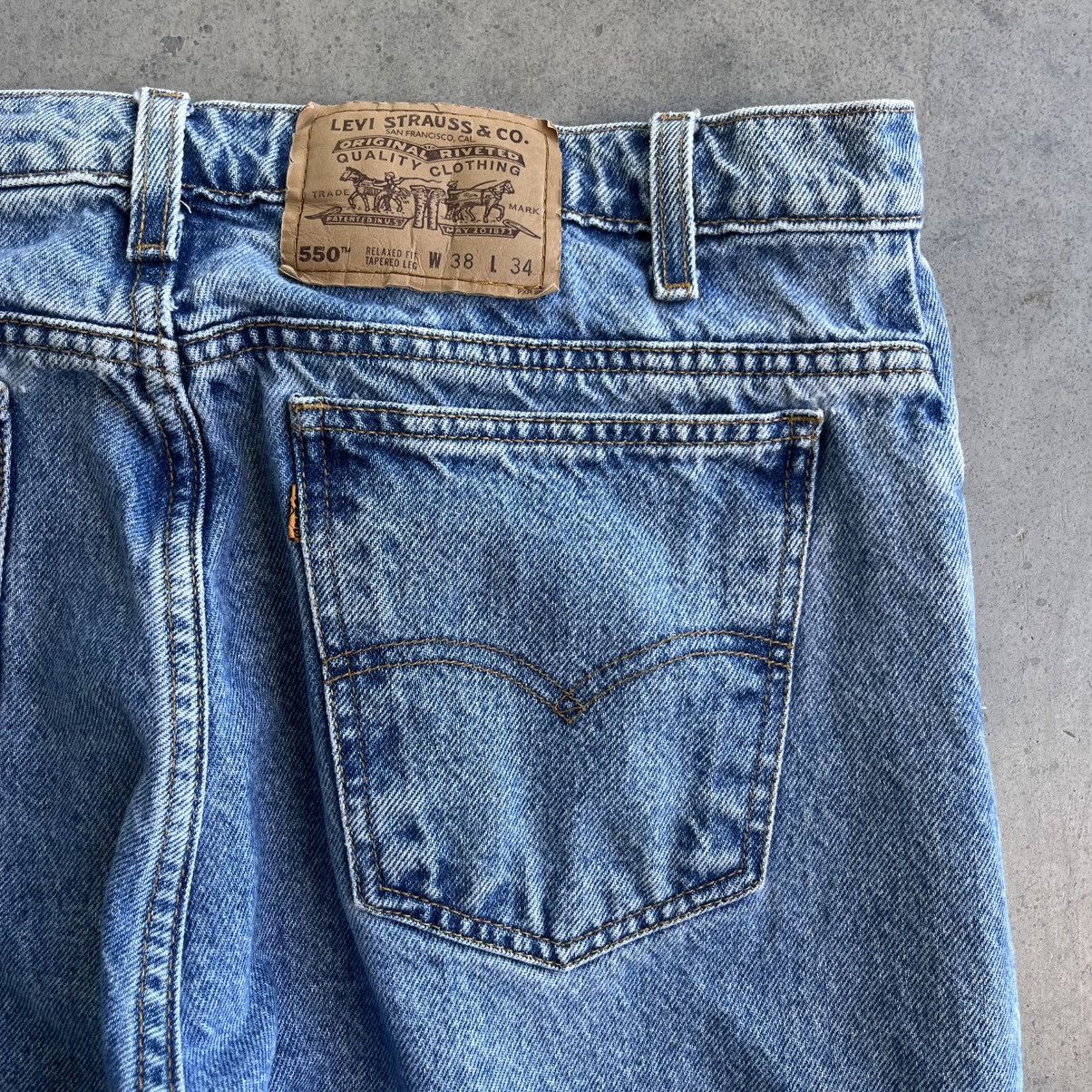Other Vintage Levi's Orange Tab Denim Jeans Tapered Leg Fit 36x34 Size US 36 / EU 52 - 5 Thumbnail