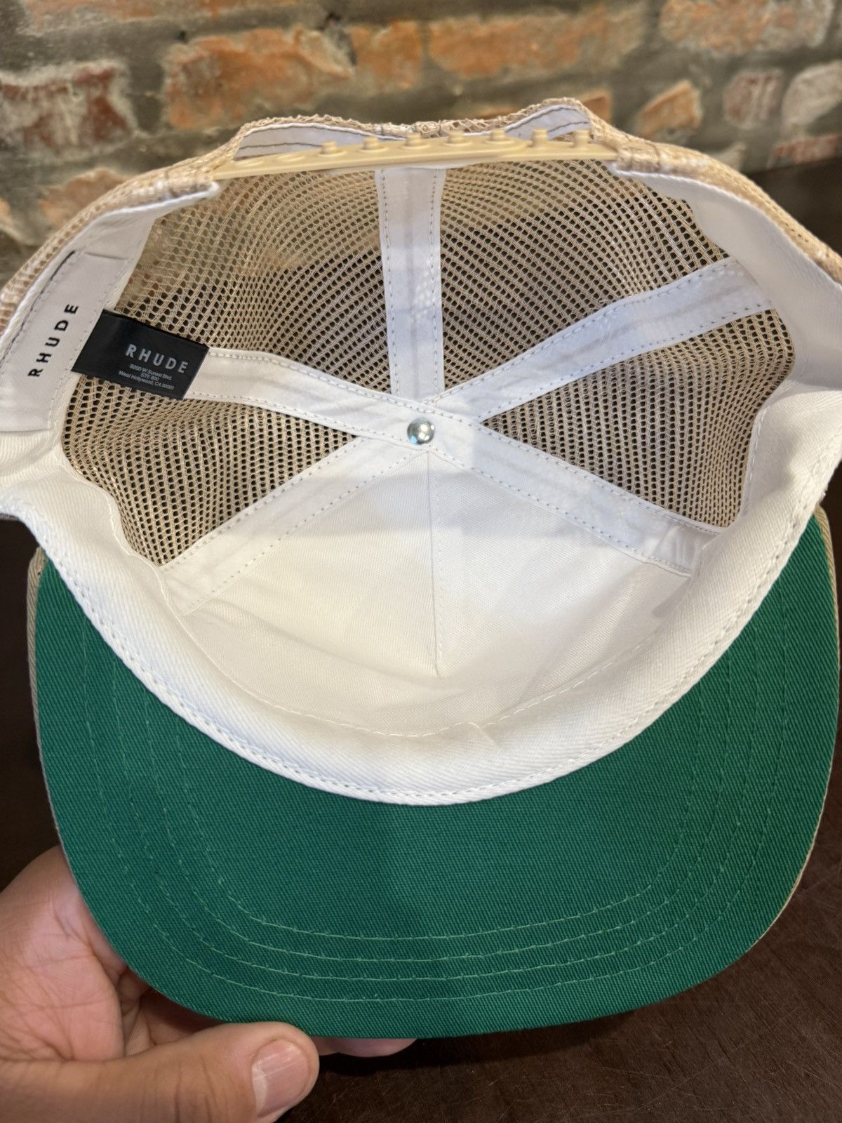 Rhude Rhude Diamond Trucker Hat Size ONE SIZE - 4 Thumbnail