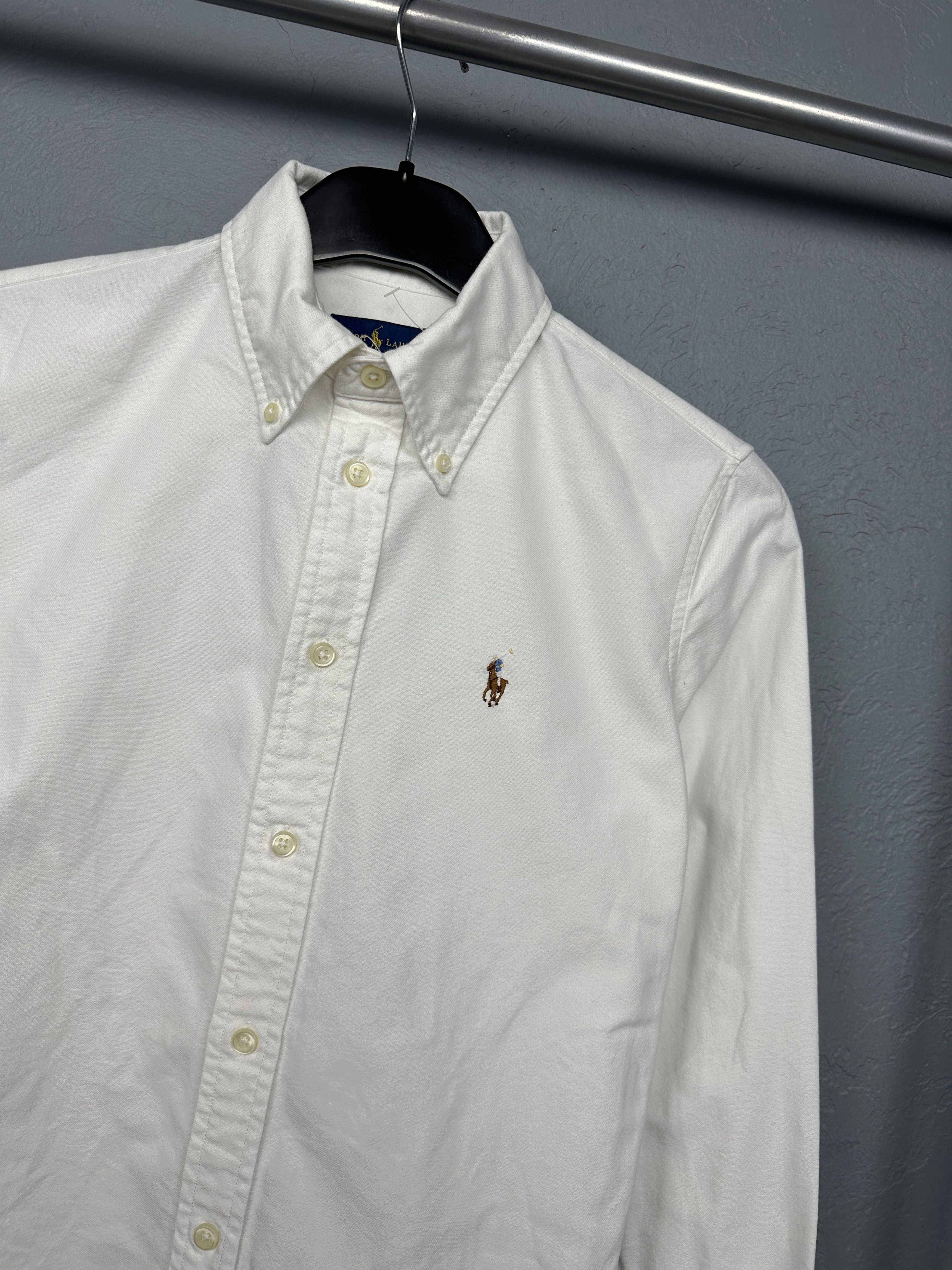 Polo Ralph Lauren Polo Ralph Lauren Mens White Long Sleeve Shirt Size US L / EU 52-54 / 3 - 2 Thumbnail