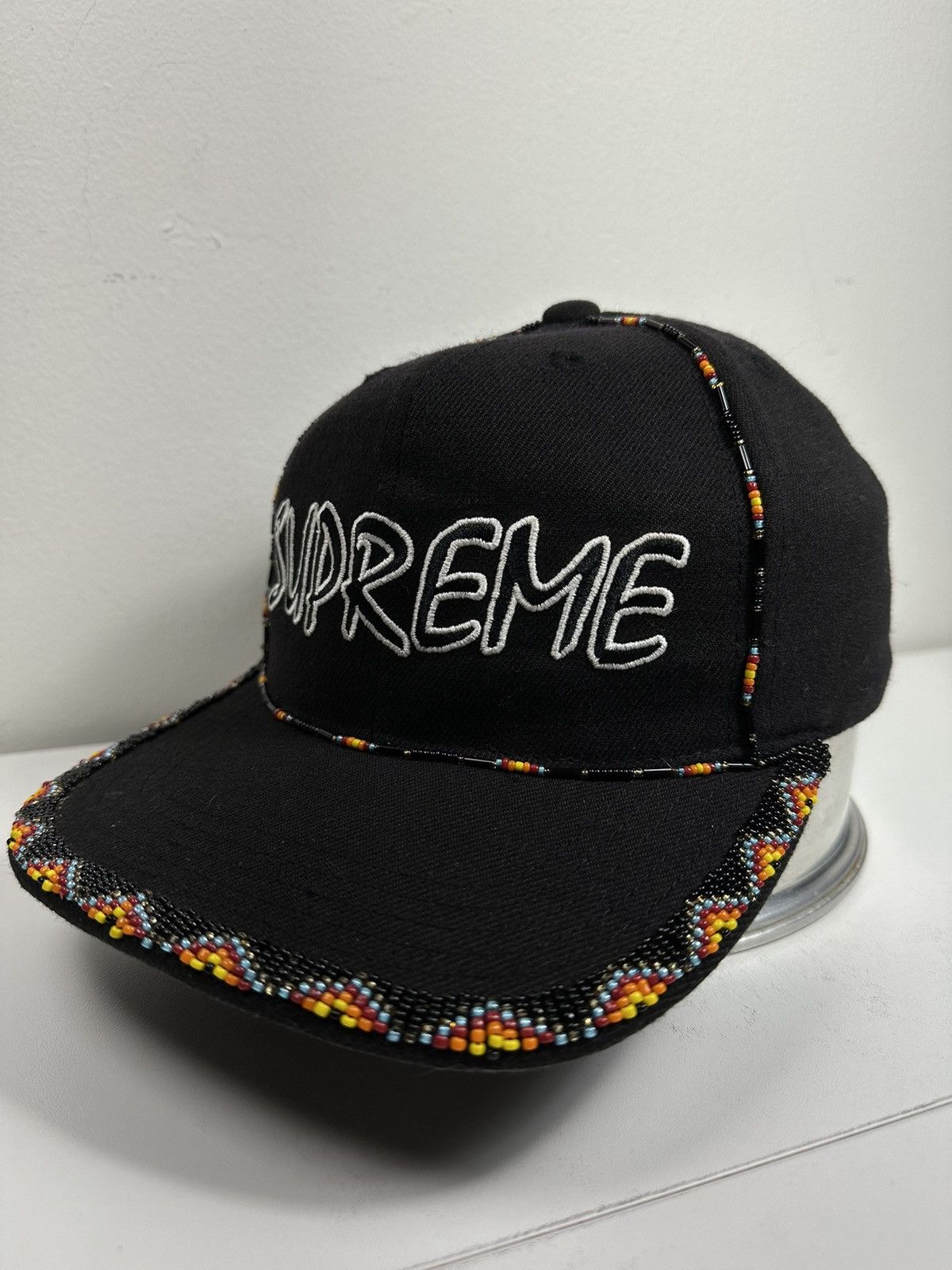 Supreme Supreme Beaded 6-Panel Cap Hat Size ONE SIZE - 4 Thumbnail