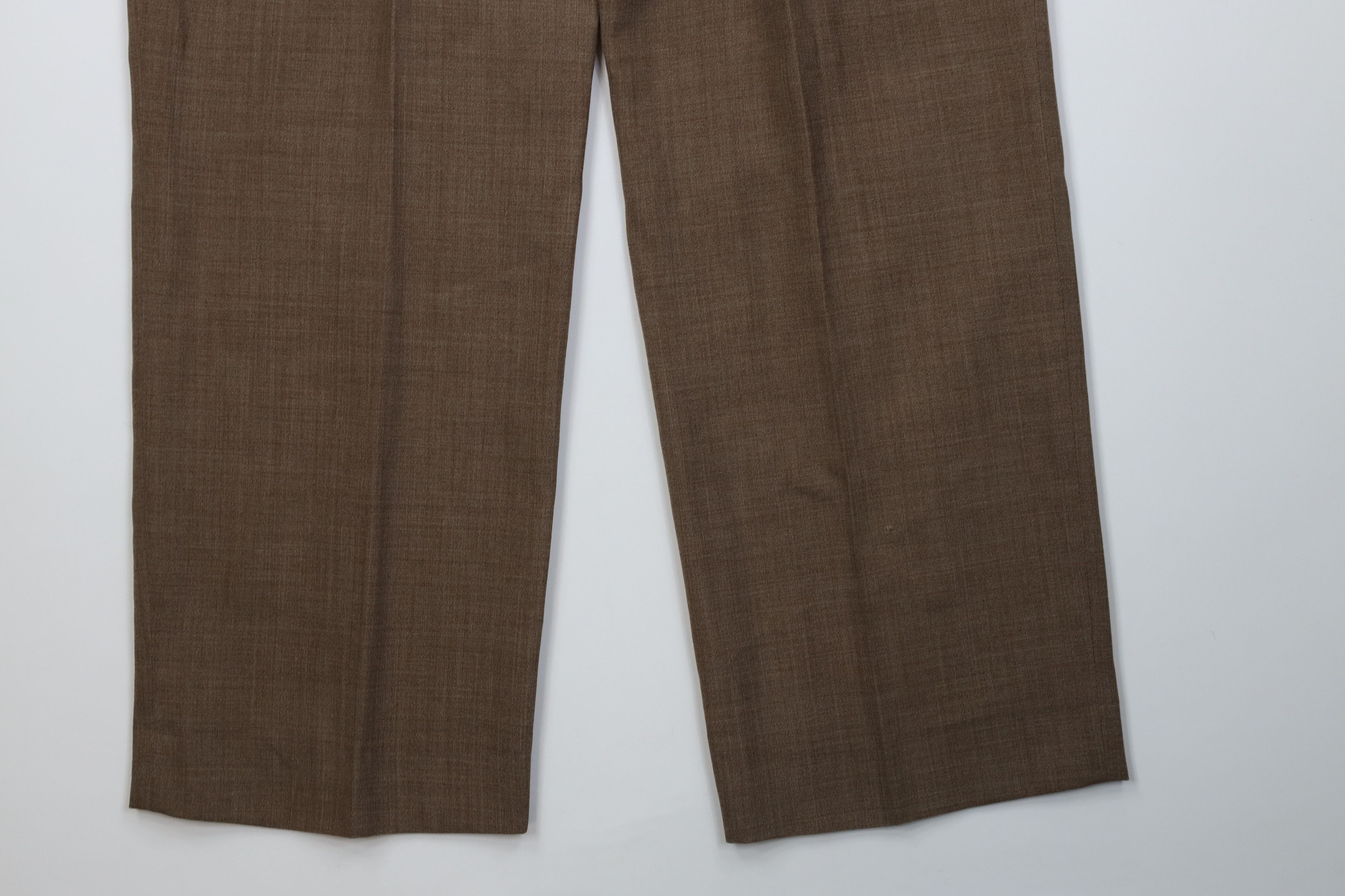 Vintage Vintage 90s Streetwear Chambray Wide Leg Chino Pants Brown Size US 38 / EU 54 - 15 Thumbnail