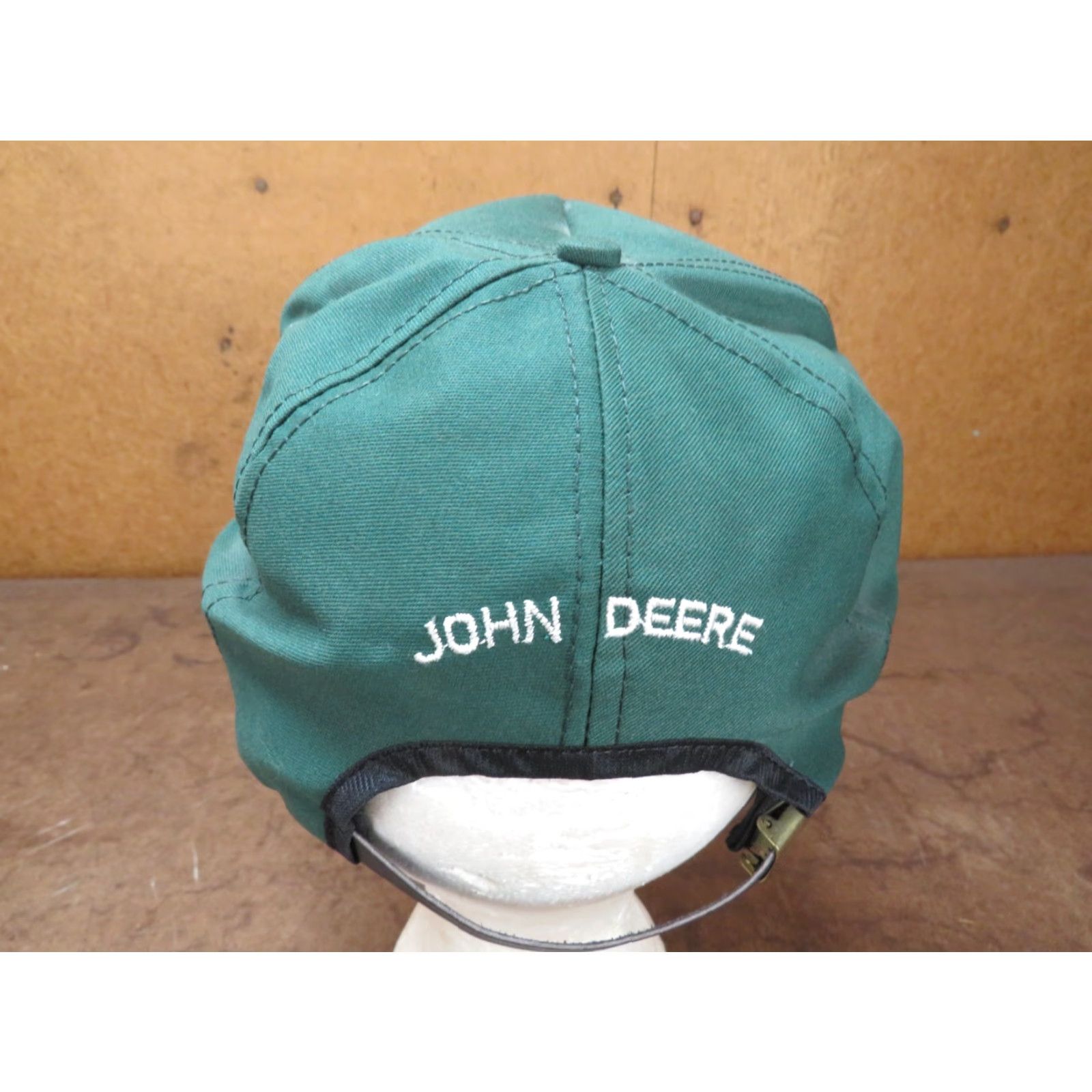 John Deere VINTAGE HaT Trucker Cap Hat Green John Deere JD Plow Bringing home Promise Adjustable 1980s Advertising Look: Trucker Hats Mens Girls Boys Size ONE SIZE - 4 Thumbnail