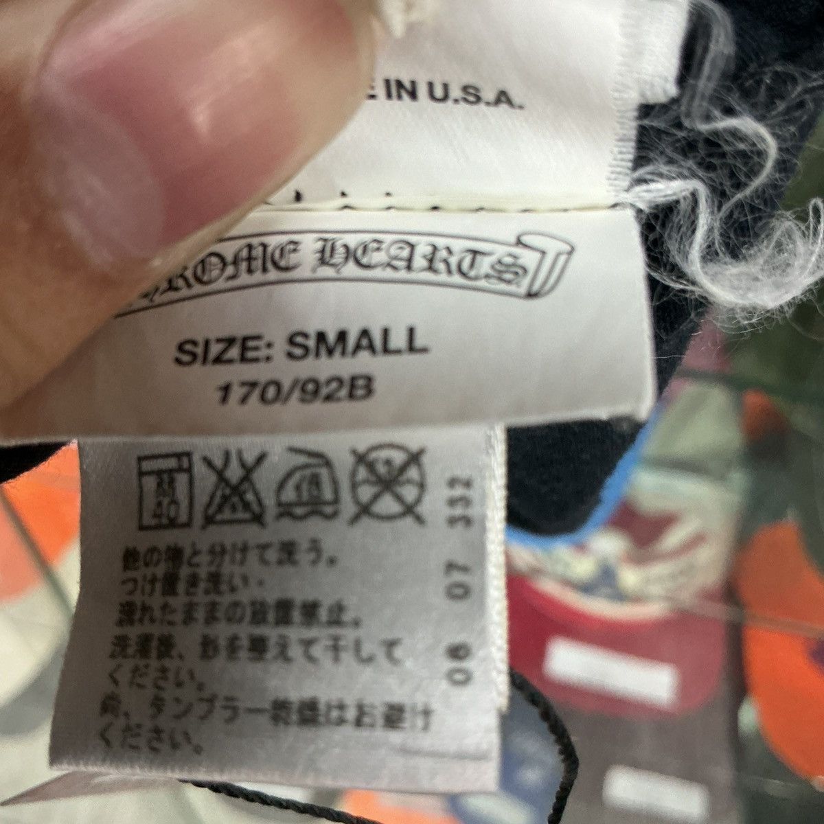 Chrome Hearts Chrome Hearts Eye Chart Tee Sz S Size US S / EU 44-46 / 1 - 3 Thumbnail