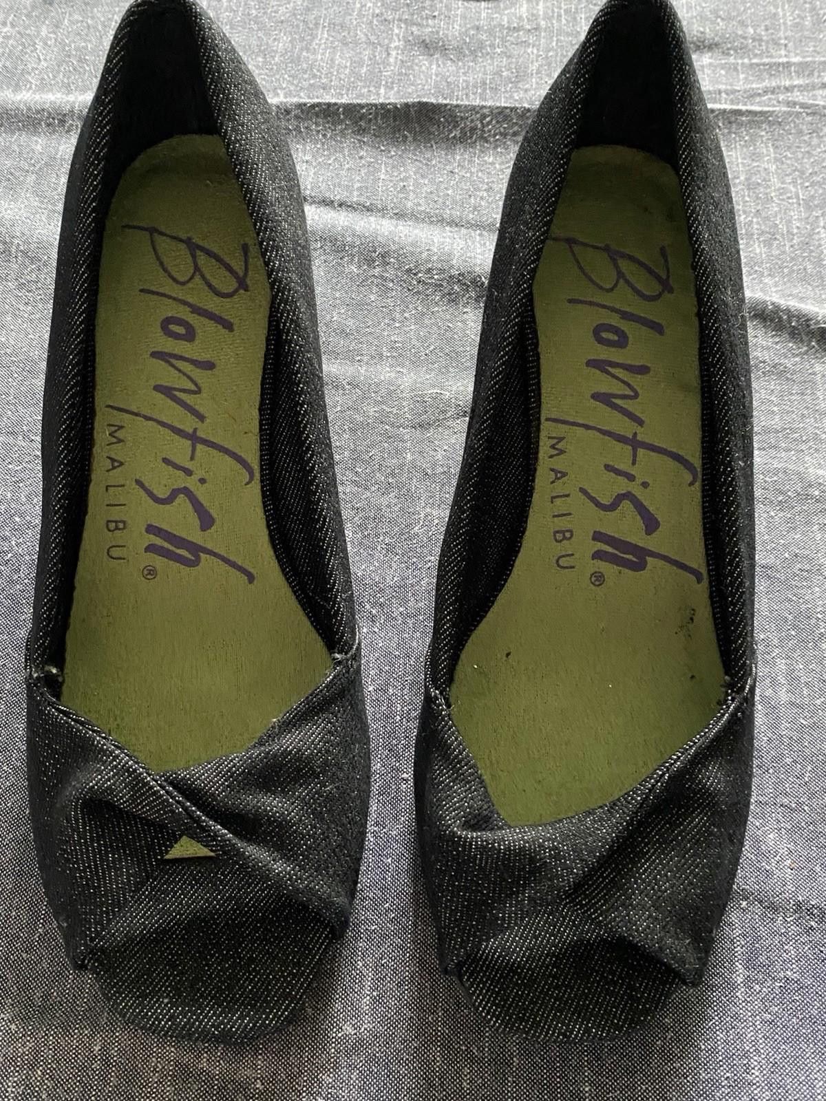 Other Blowfish Malibu Denim Slip On Open Toe Women’s Shoe,Size 8 Size US 8 / IT 38 - 1 Thumbnail